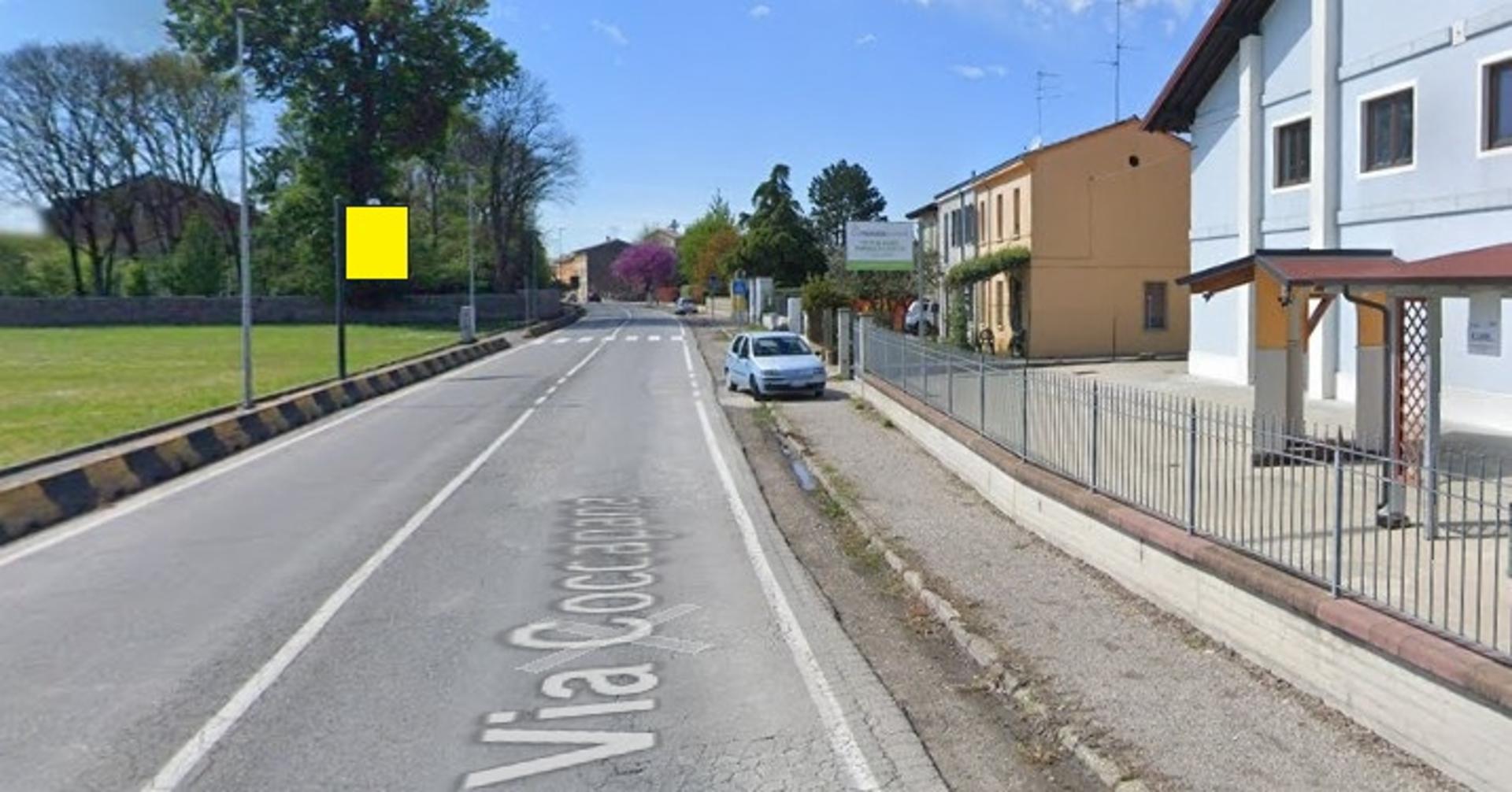 Impianto CARTELLONISTICA a Quistello, in zona Giovanna Calciolari (Volontaria del Soccorso)