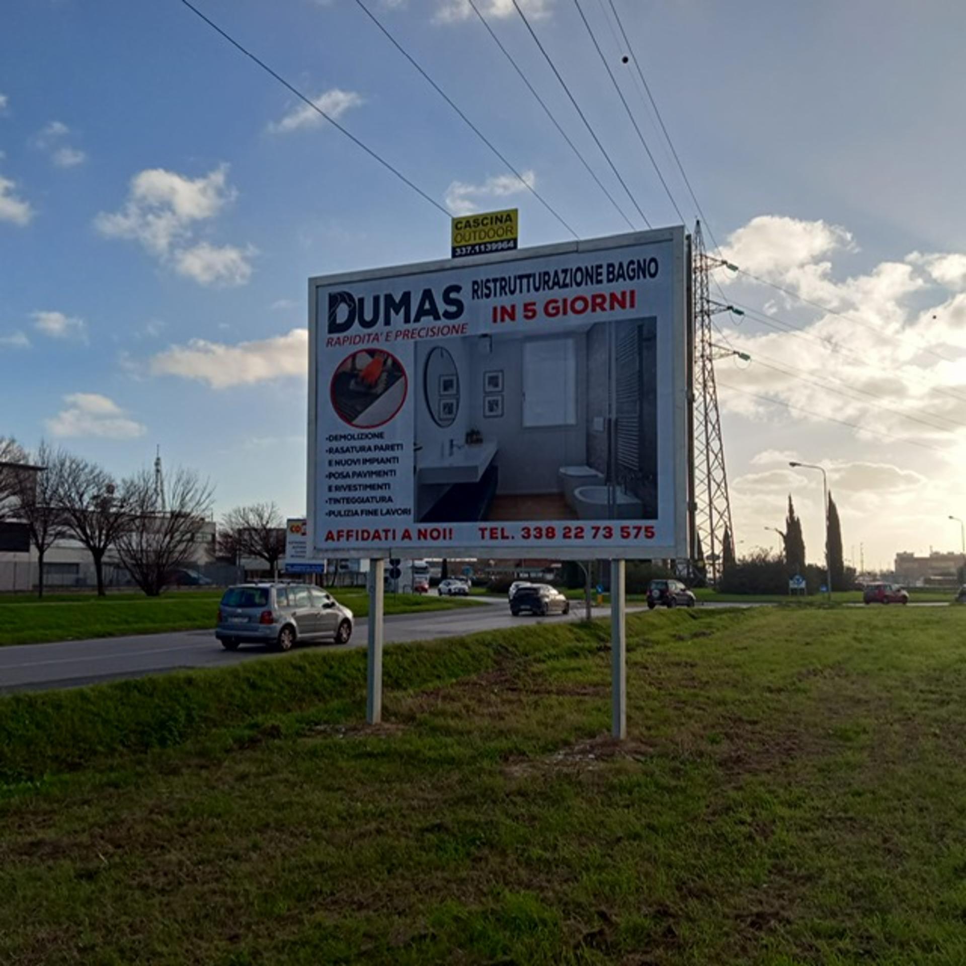 Impianto POSTER a Cascina, in zona Kuxo
