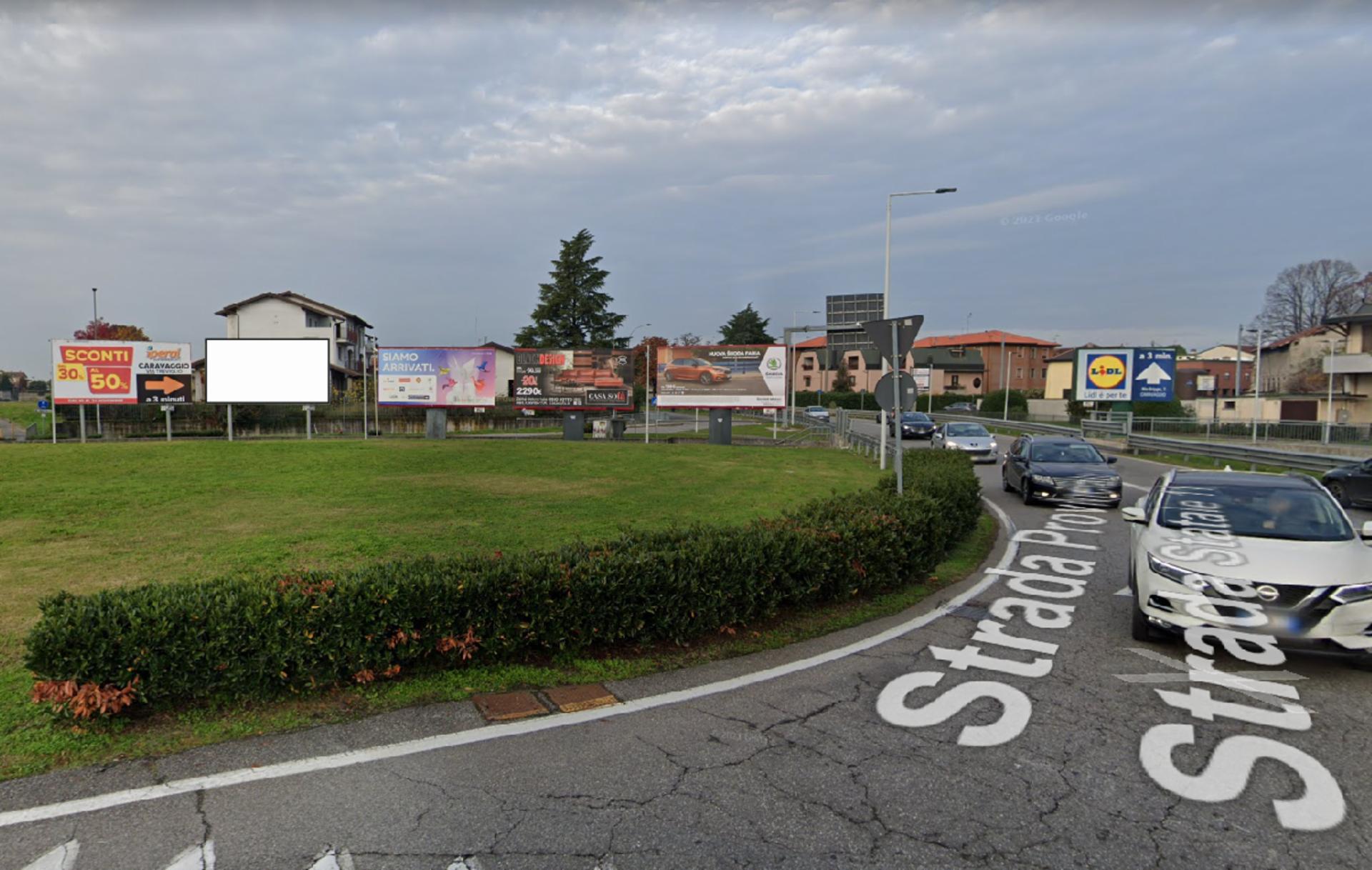 Impianto 6 X 3 a Caravaggio, in zona EuroSpin