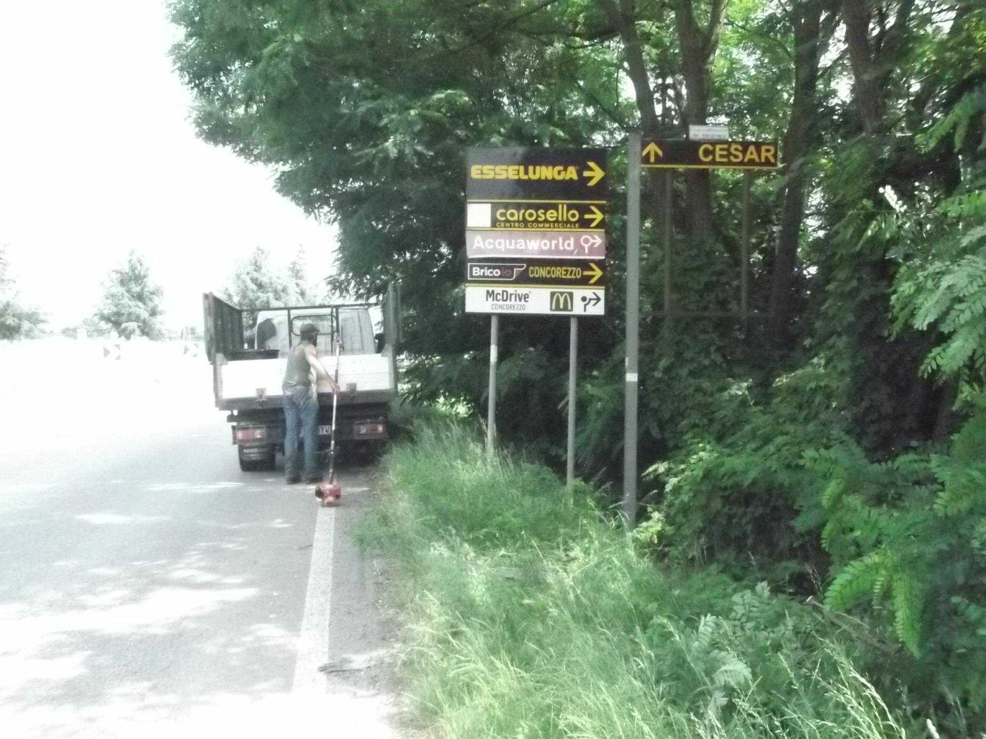 Impianto FRECCE / PREINSEGNE a Arcore, in zona La Bergamina