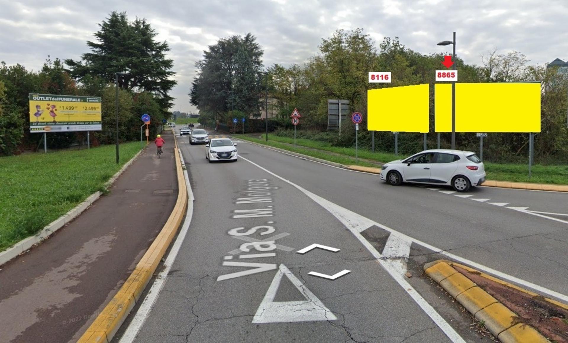 Impianto 6 X 3 a Vimercate, in zona Seconda Strada