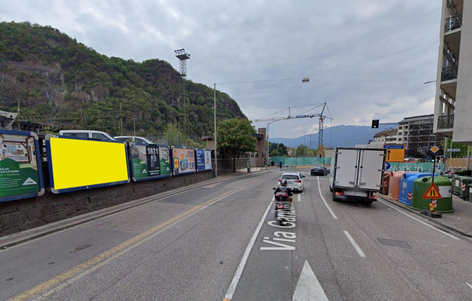 Impianto POSTER a Bolzano, in zona Sarfraz