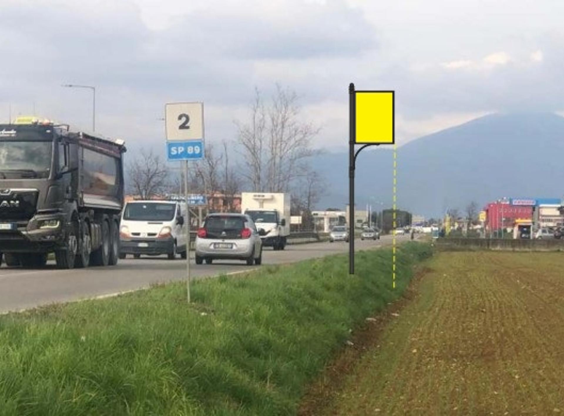 Impianto a S.P. 89 KM. 2+025/dx  Calcinate