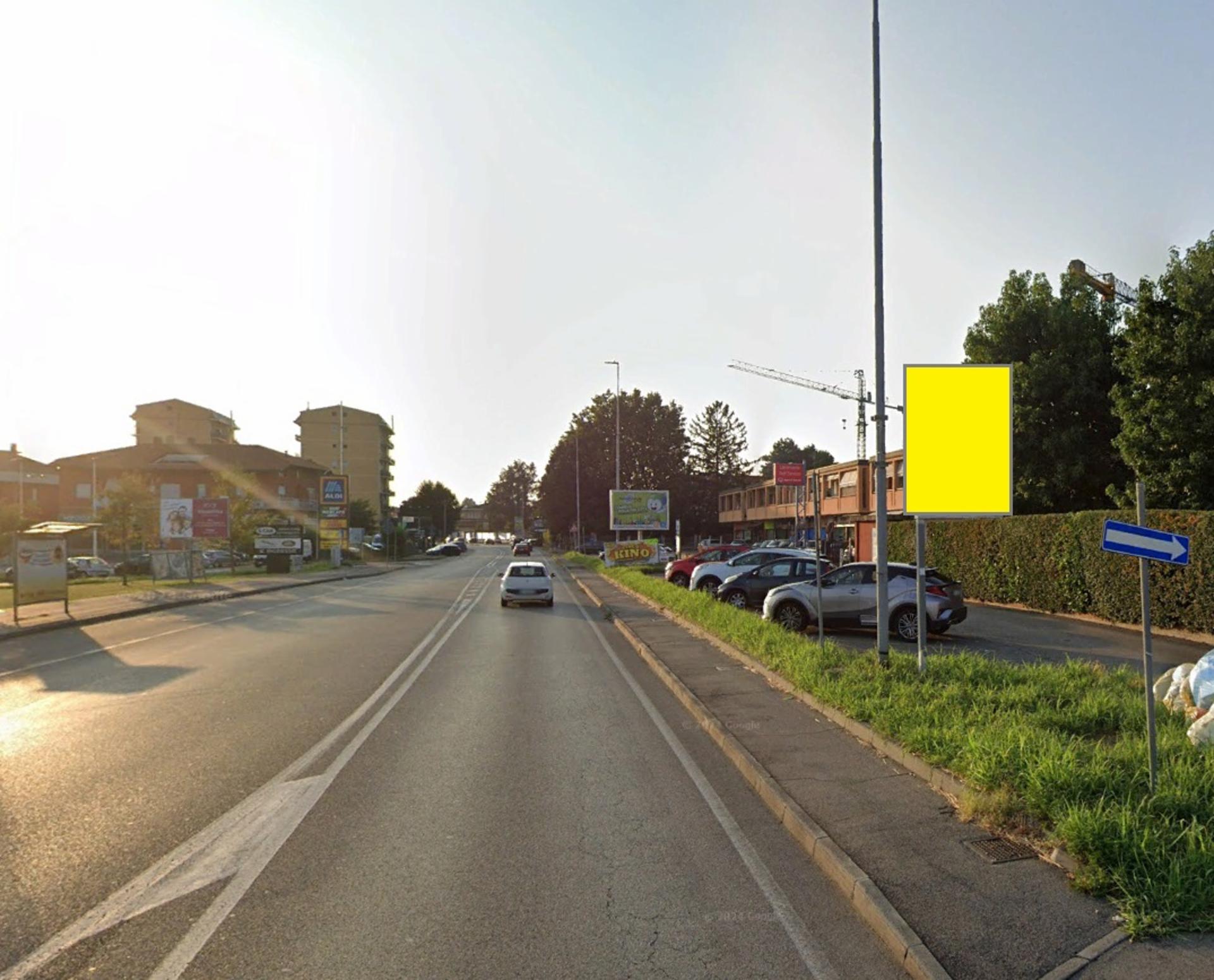 Impianto a .S. 33 del sempione f.te Burger King dir. Milano  Lainate