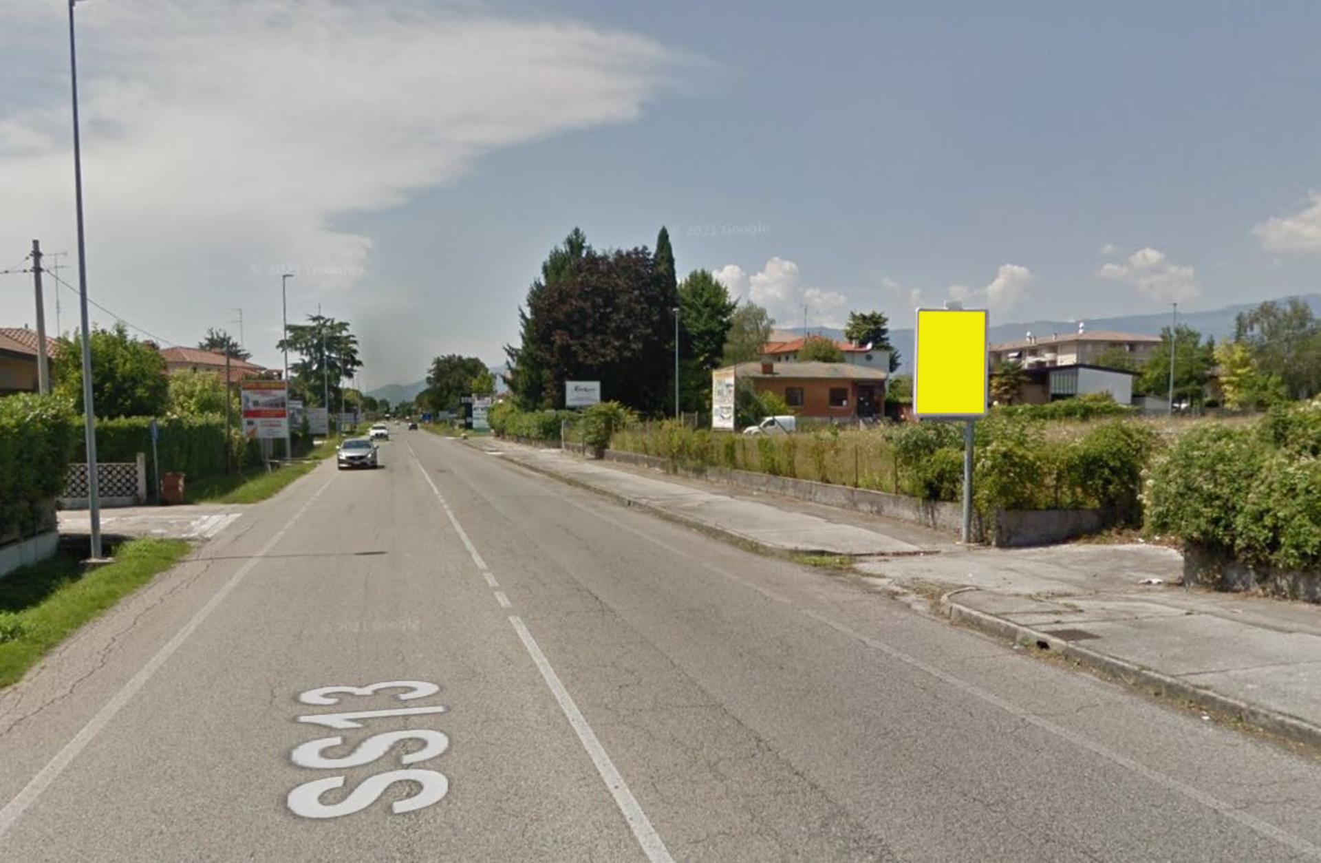 Impianto a STATALE CORSO ZANUSSI 13 Km 76+077SX  CORSO ZANUSSI-SS.13 KM.76+077 SX  Porcia