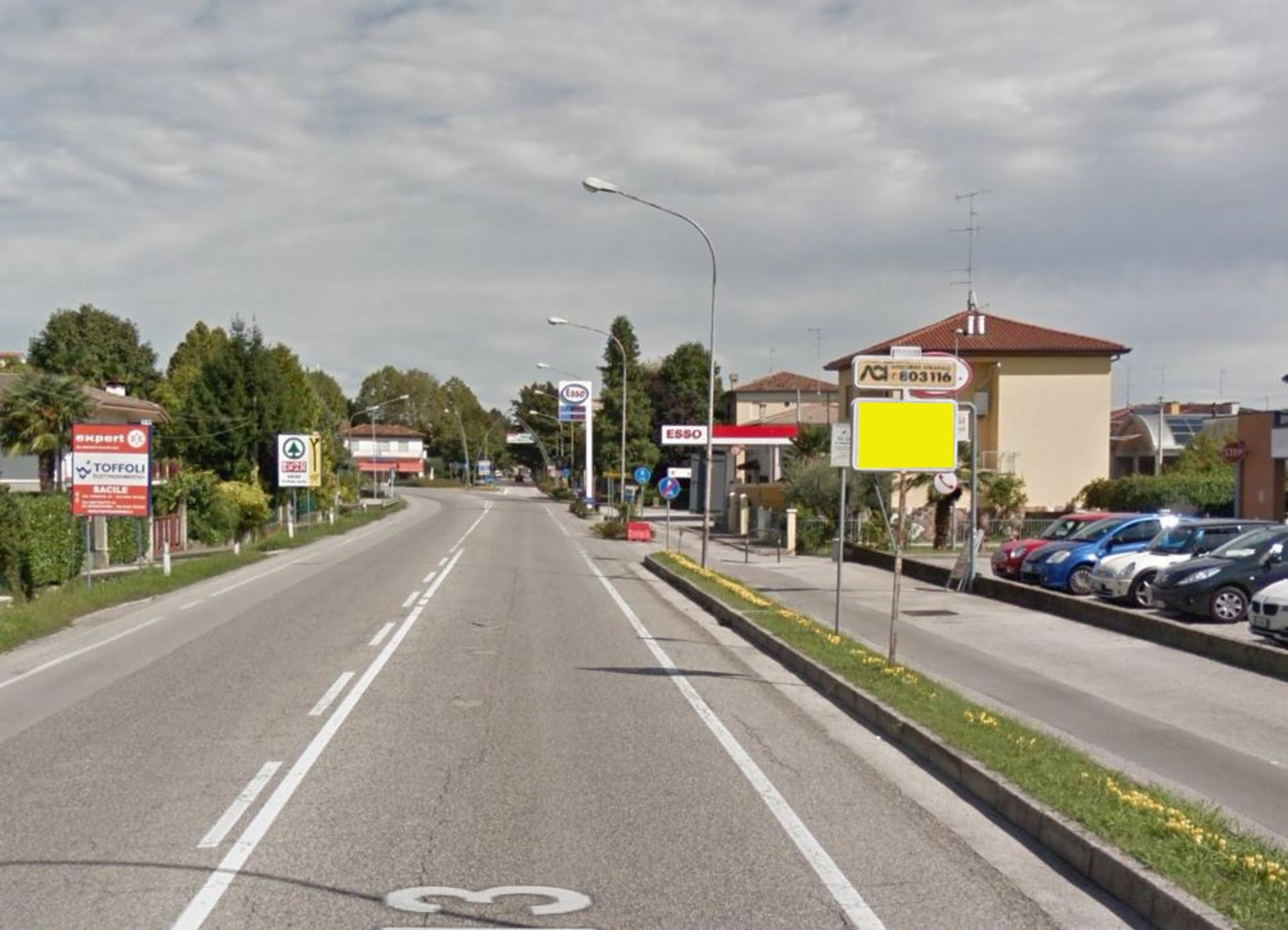 Impianto a STATALE VIALE TRENTO 13 Km 65+950 1  DX  Sacile