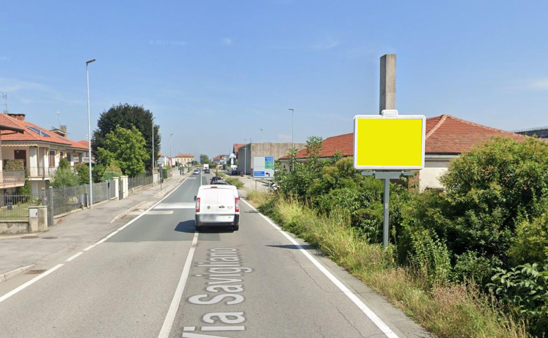 Impianto CARTELLONISTICA a Saluzzo, in zona Mercatò Extra