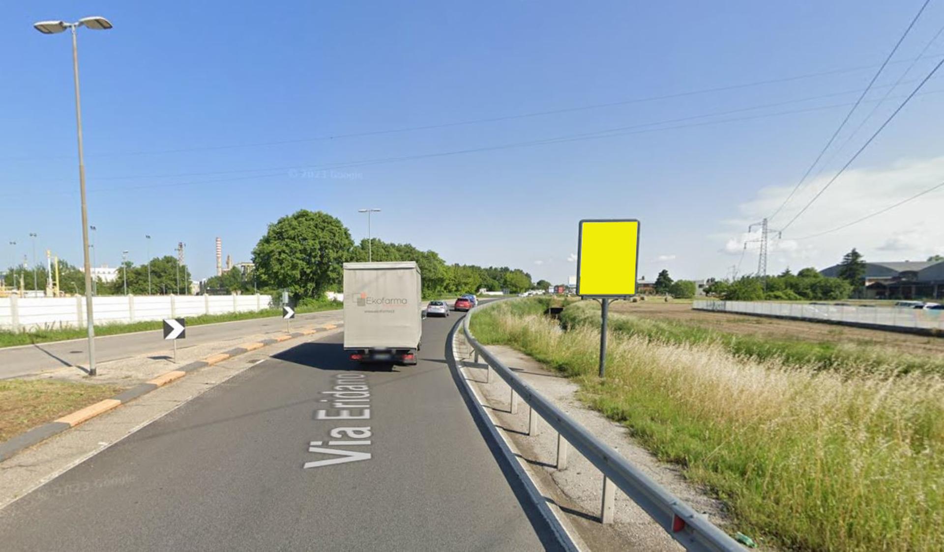 Impianto a VIA ERIDANO C/O ROTATORIA DIAMANTINA  VIA ERIDANO LATO DX DIREZIONE VIA MICHELINI C/O ROTATORIA DIAMANTINA  Ferrara