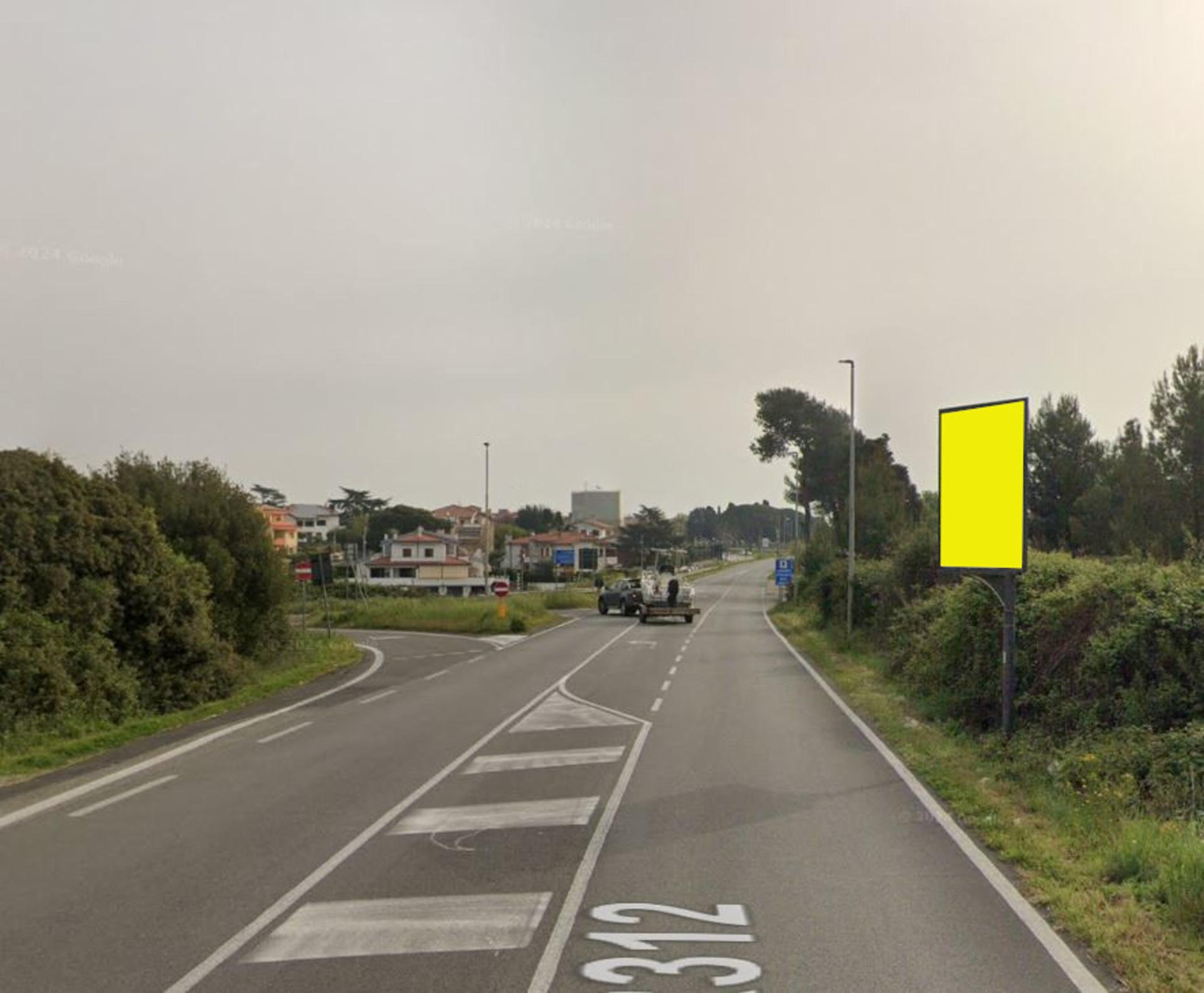Impianto CARTELLONISTICA a Montalto di Castro, in zona Perino Giovanni