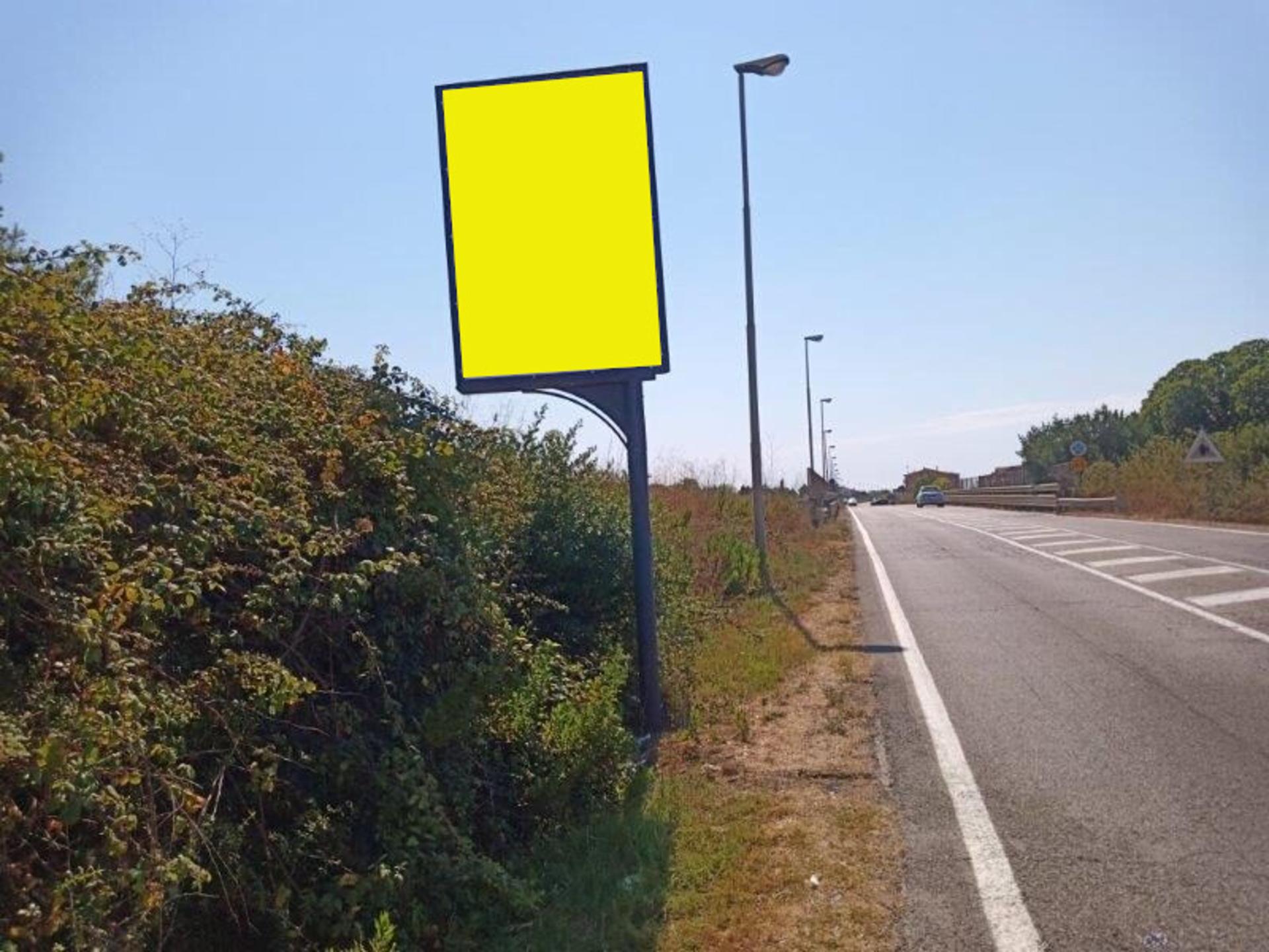 Impianto CARTELLONISTICA a Montalto di Castro, in zona Perino Giovanni