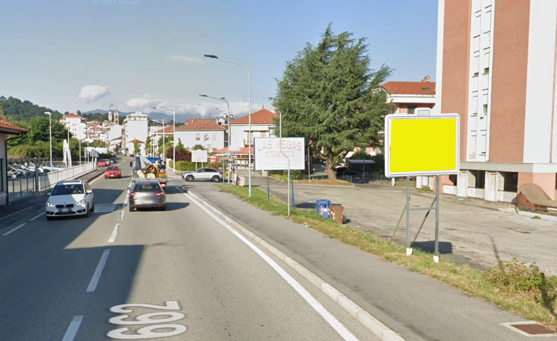 Impianto CARTELLONISTICA a Saluzzo, in zona Mercatò Extra