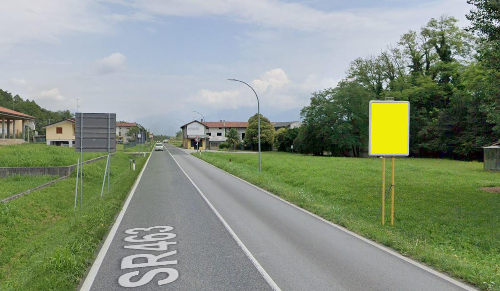 Impianto cartellonistica a Majano