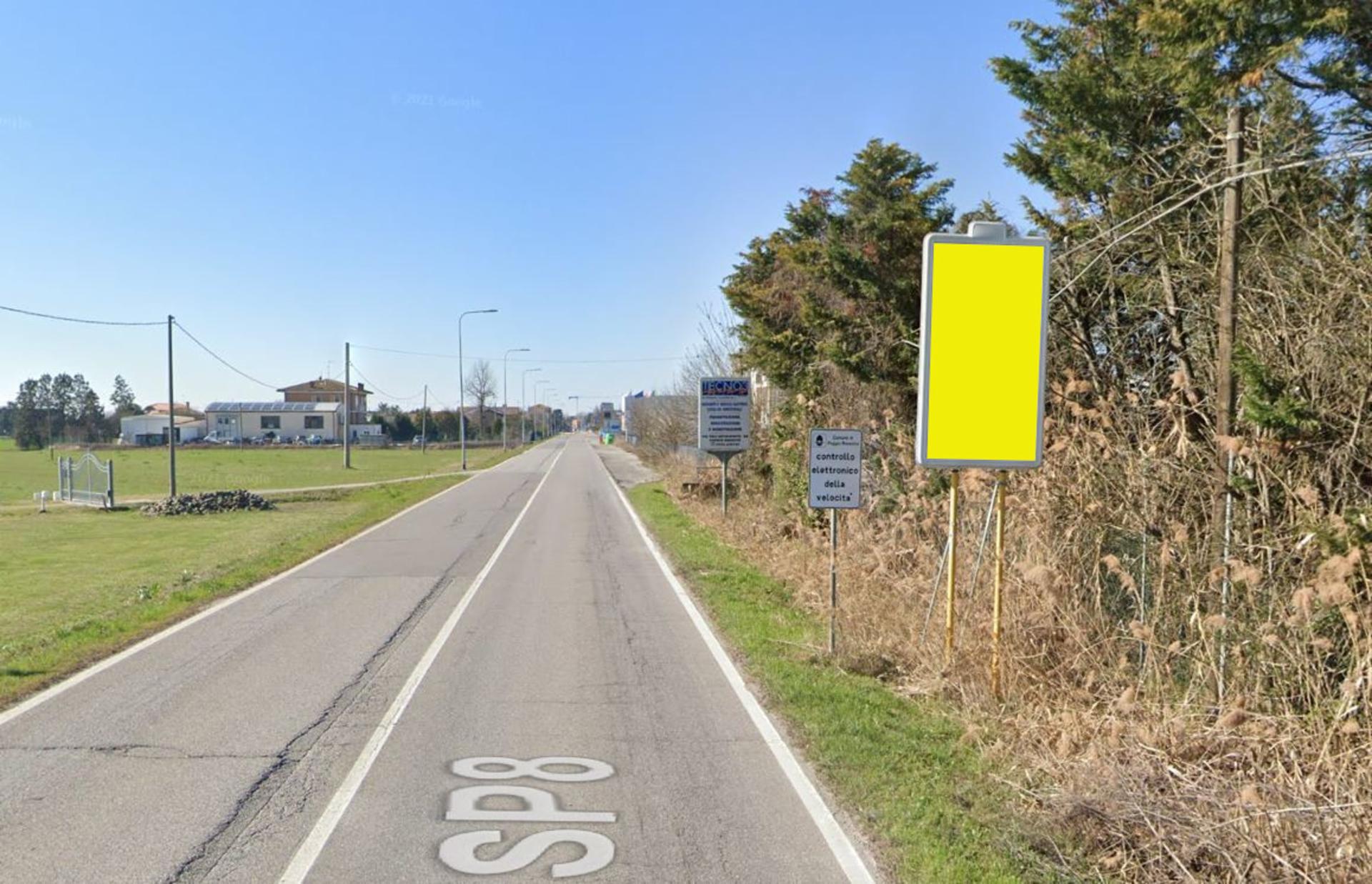 Impianto a PROVINCIALE VIA UCCELLINO 8 Km 6+150 DX  SP 8 KM. 6+150 DX VIA UCCELLINO  Poggio Renatico