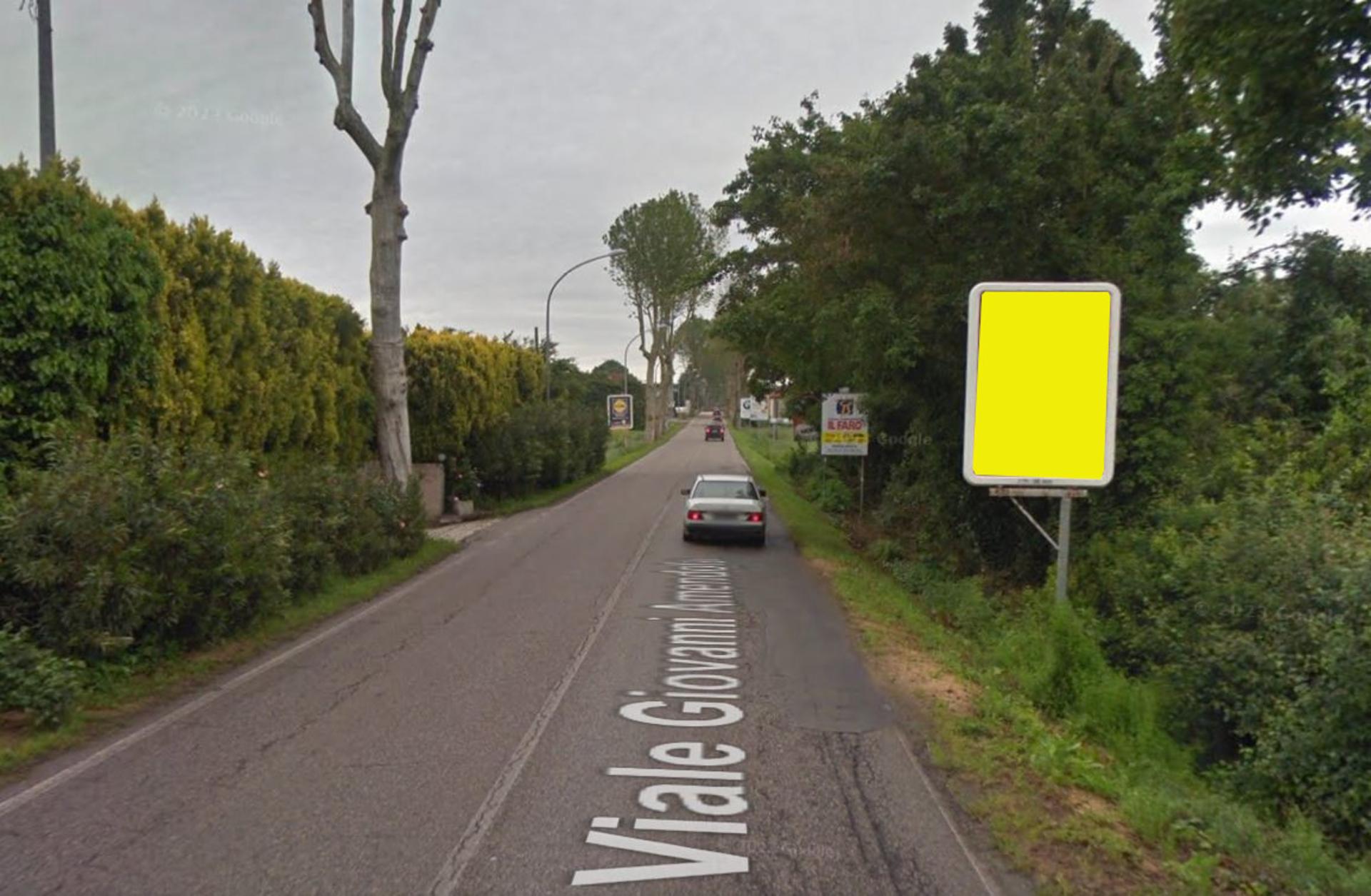 Impianto a PROVINCIALE VIALE AMENDOLA 88 DIR. CENTRO ROVIGO 221 MT. DOPO ROTONADA  Rovigo