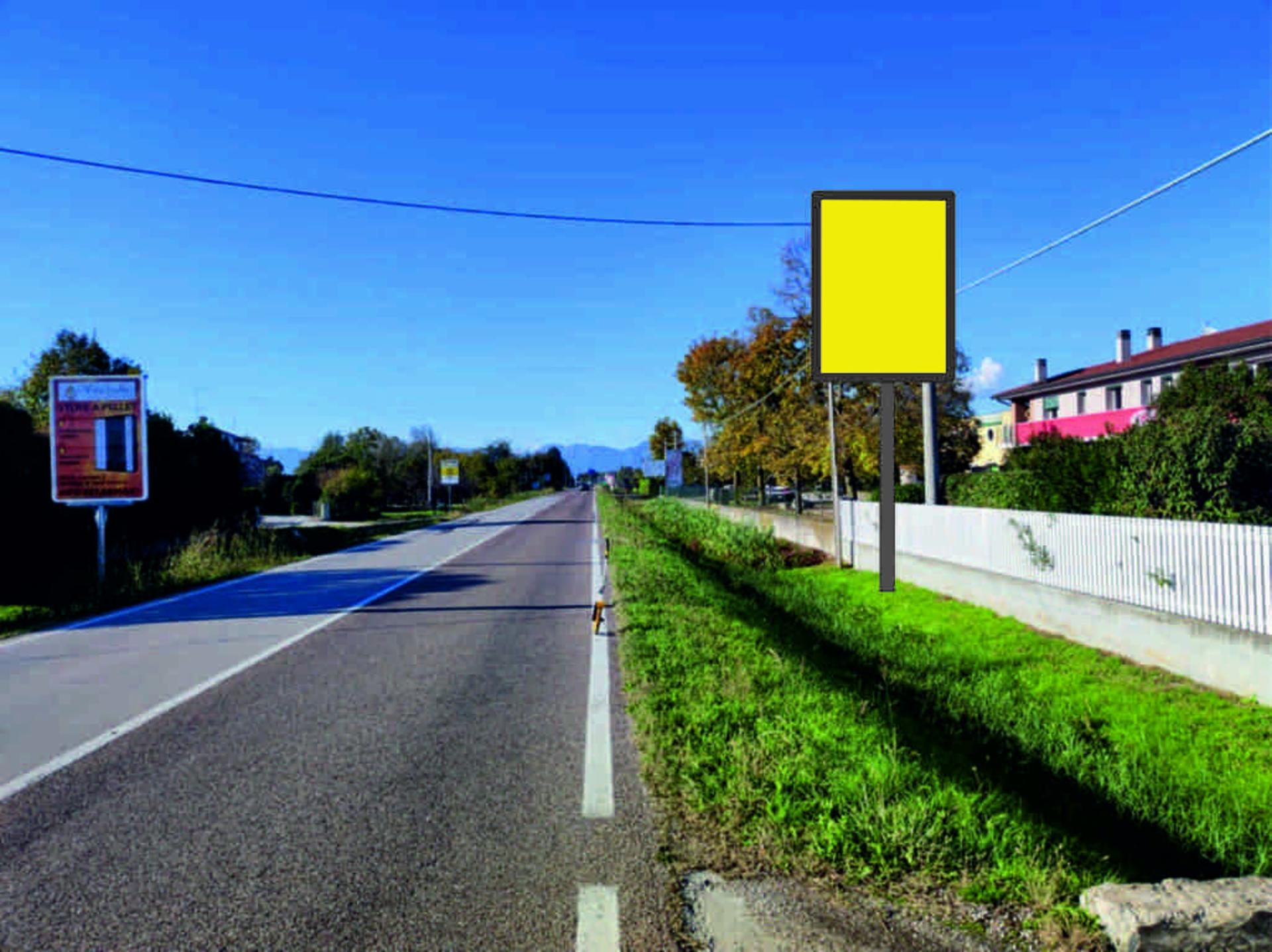 Impianto CARTELLONISTICA a Codognè, in zona Carburanti Piave