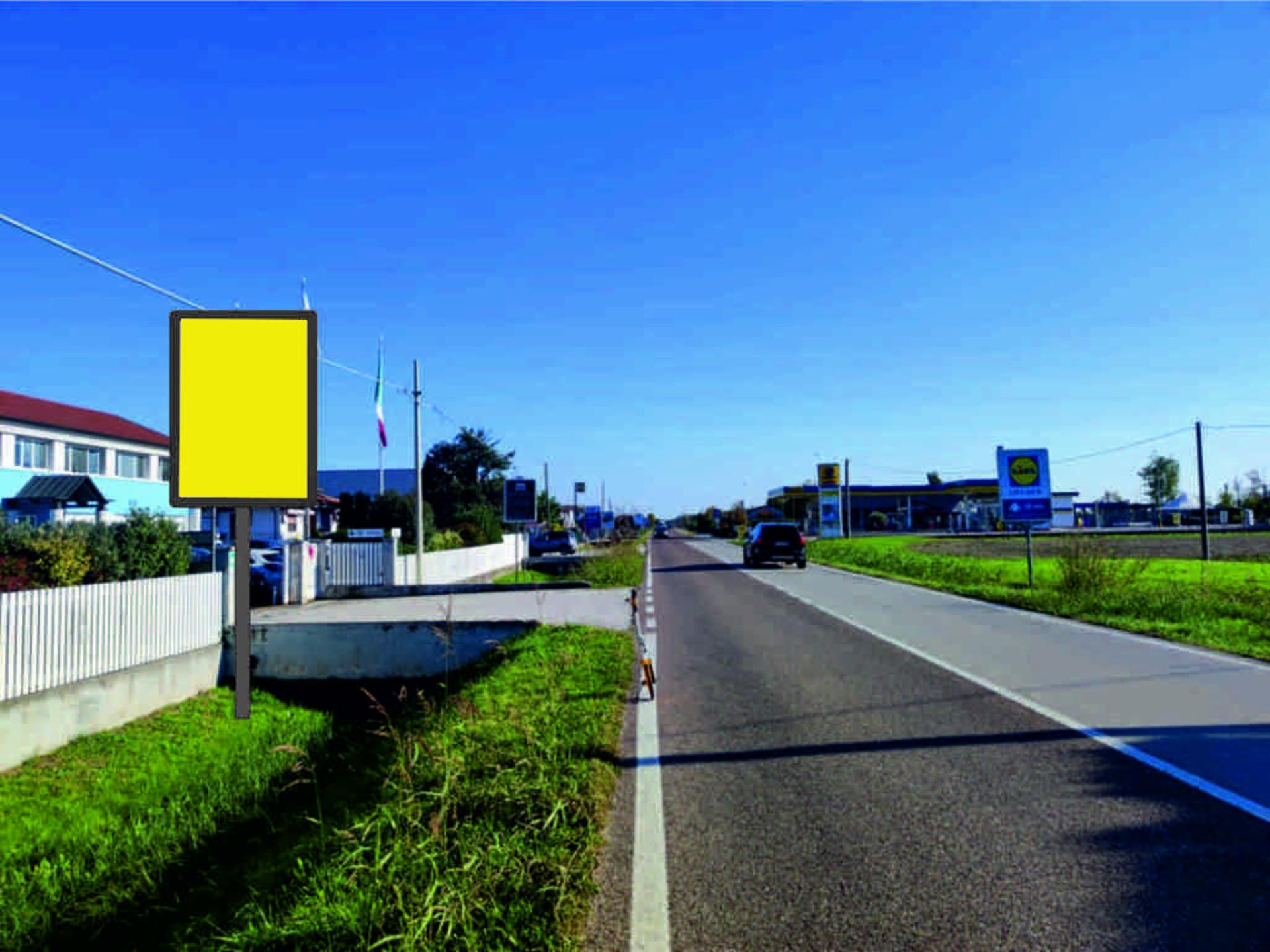 Impianto CARTELLONISTICA a Codognè, in zona Carburanti Piave