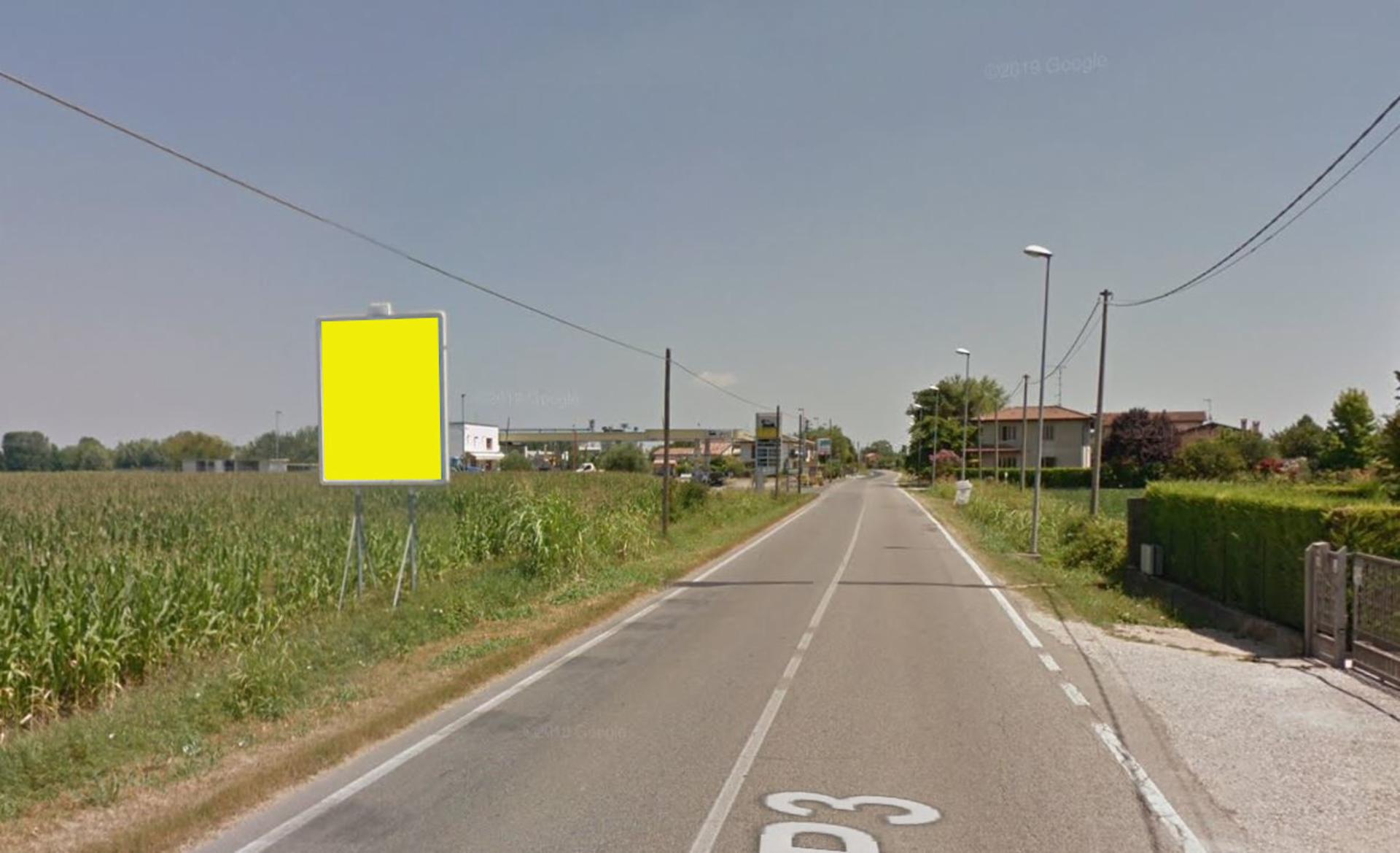 Impianto CARTELLONISTICA a San Martino di Venezze, in zona Agip