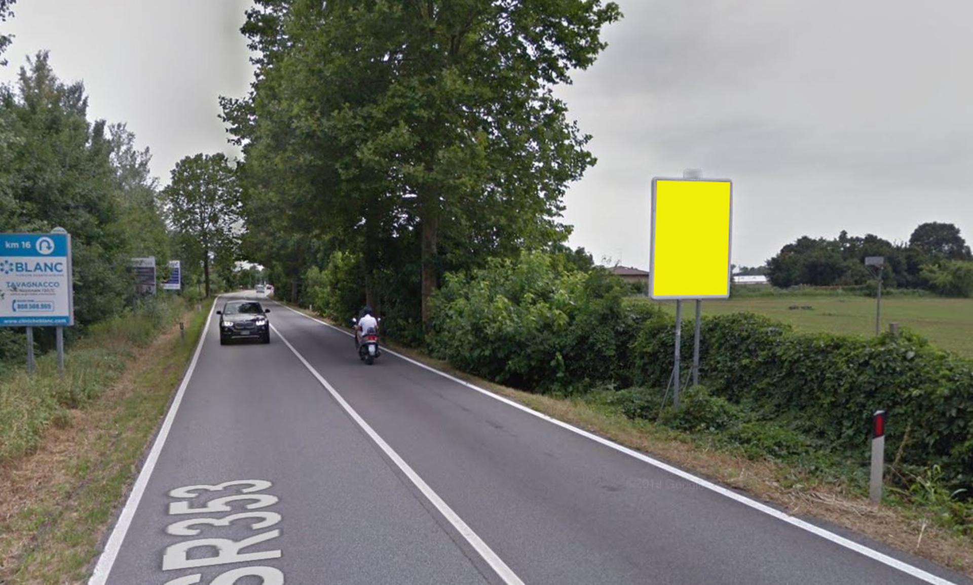 Impianto CARTELLONISTICA a Pozzuolo del Friuli, in zona Sant'Andrea