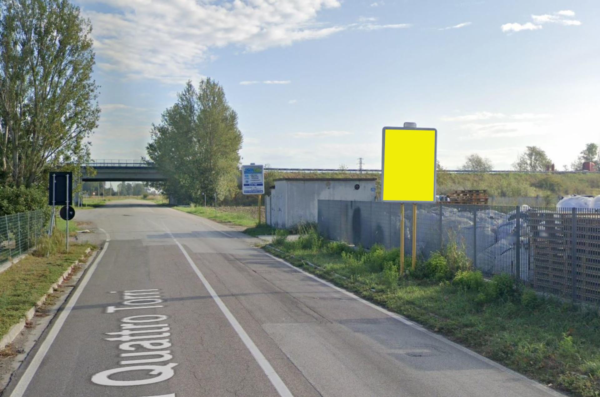 Impianto CARTELLONISTICA a Terre del Reno, in zona Dpiù