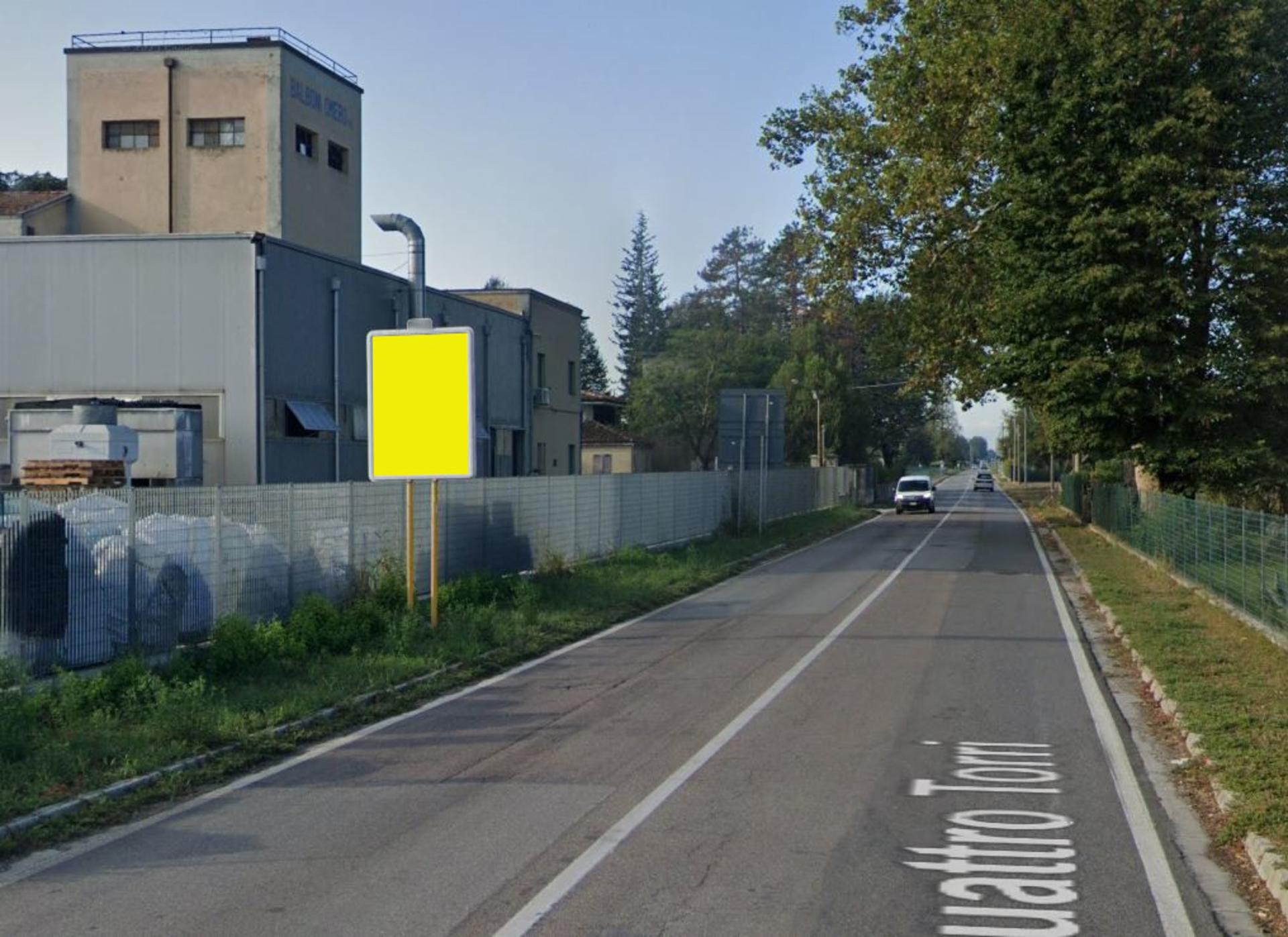 Impianto CARTELLONISTICA a Terre del Reno, in zona Dpiù
