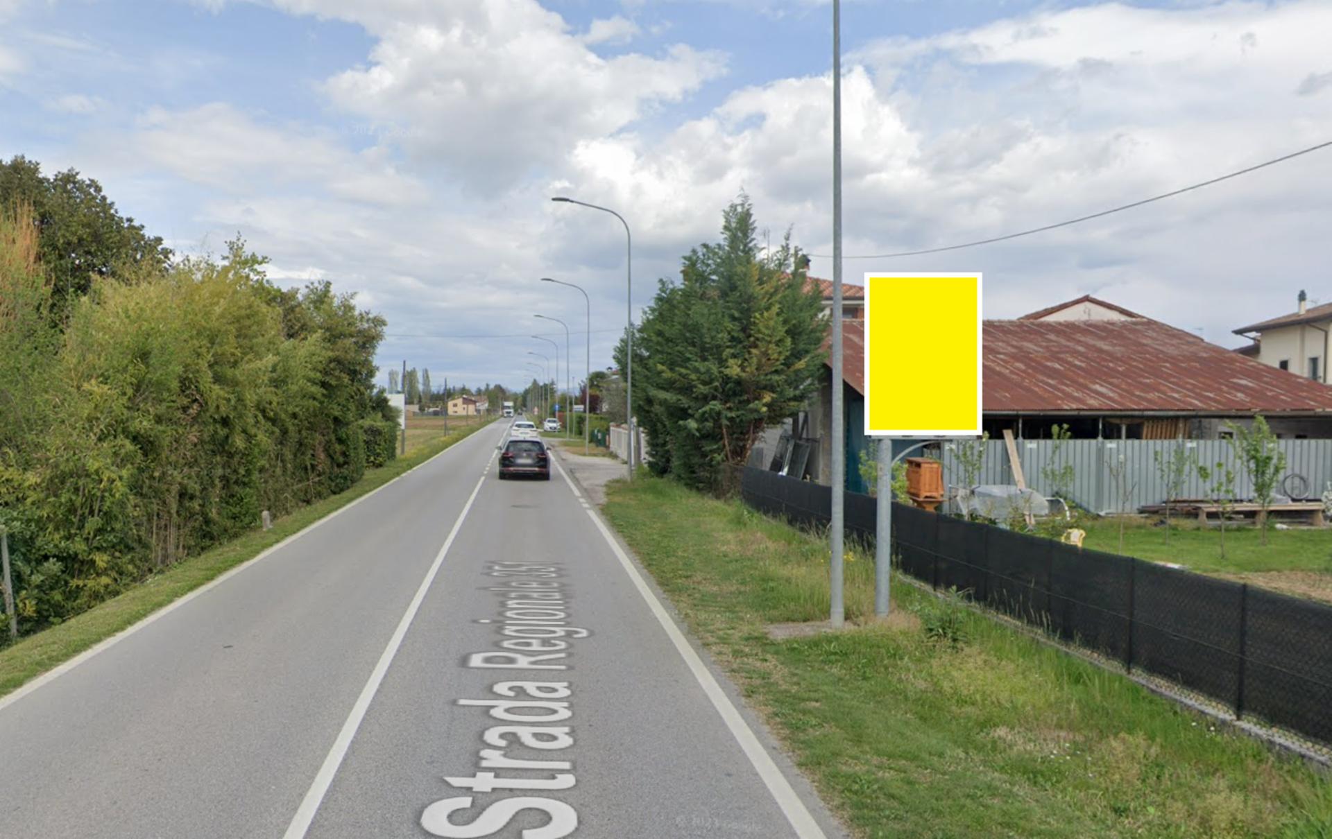 Impianto CARTELLONISTICA a Cervignano del Friuli, in zona Bar da Piera