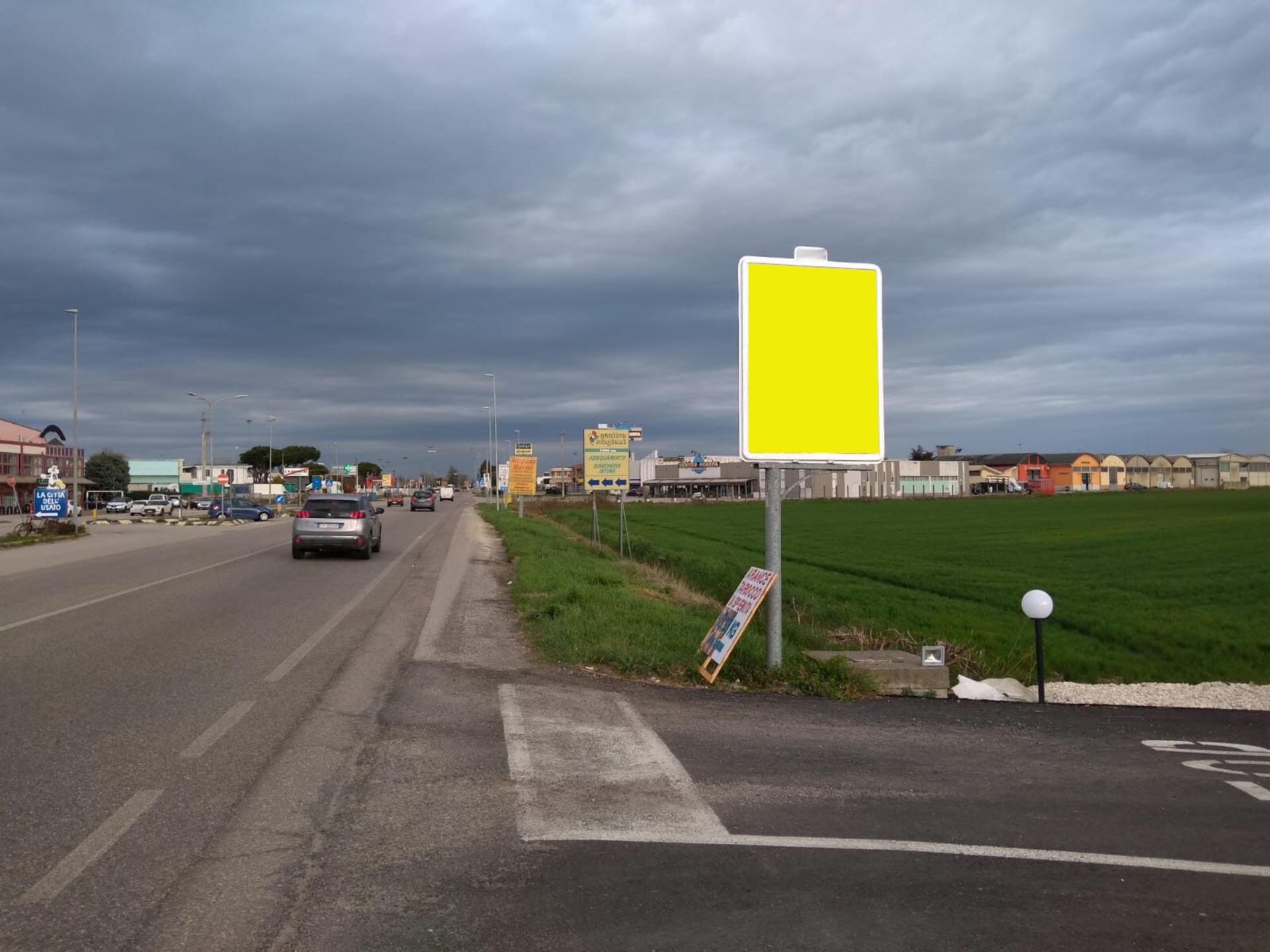 Impianto cartellonistica a Occhiobello