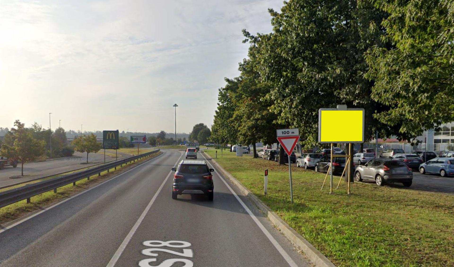 Impianto CARTELLONISTICA a Fossano, in zona Area verde della Grande Rossa