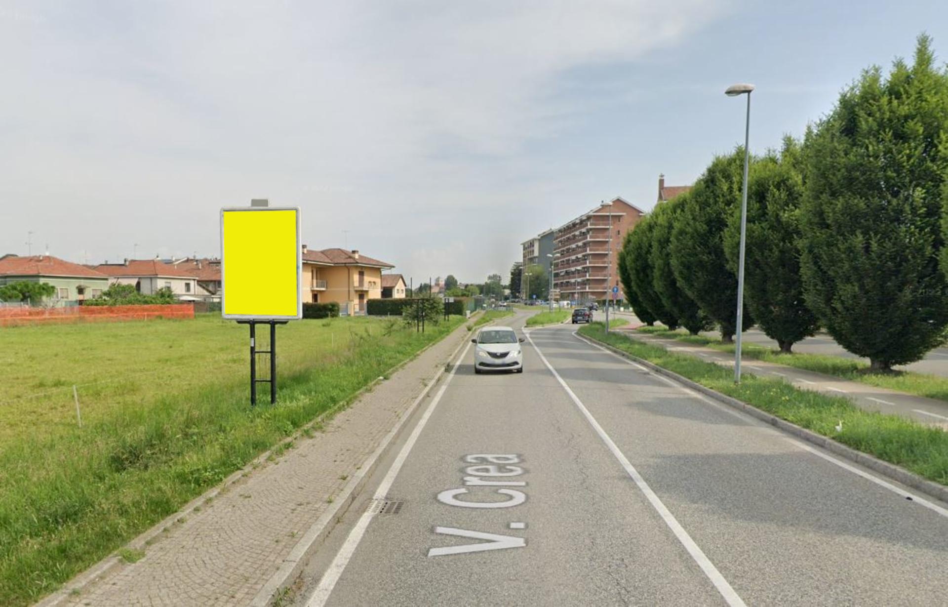 Impianto CARTELLONISTICA a Grugliasco, in zona Giardini di Kimberley - U.K.