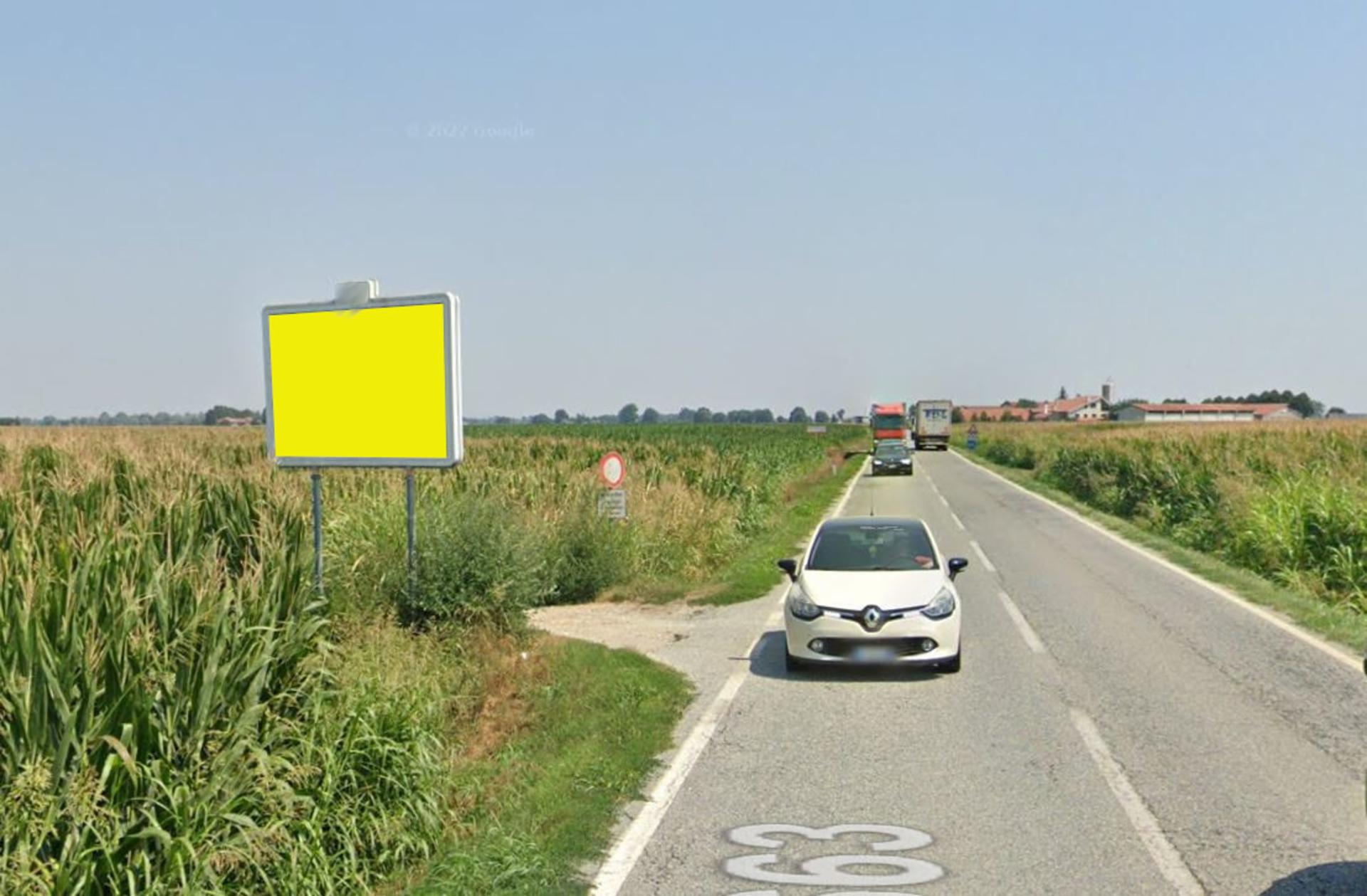 Impianto CARTELLONISTICA a Moretta, in zona Cappella di San Grato