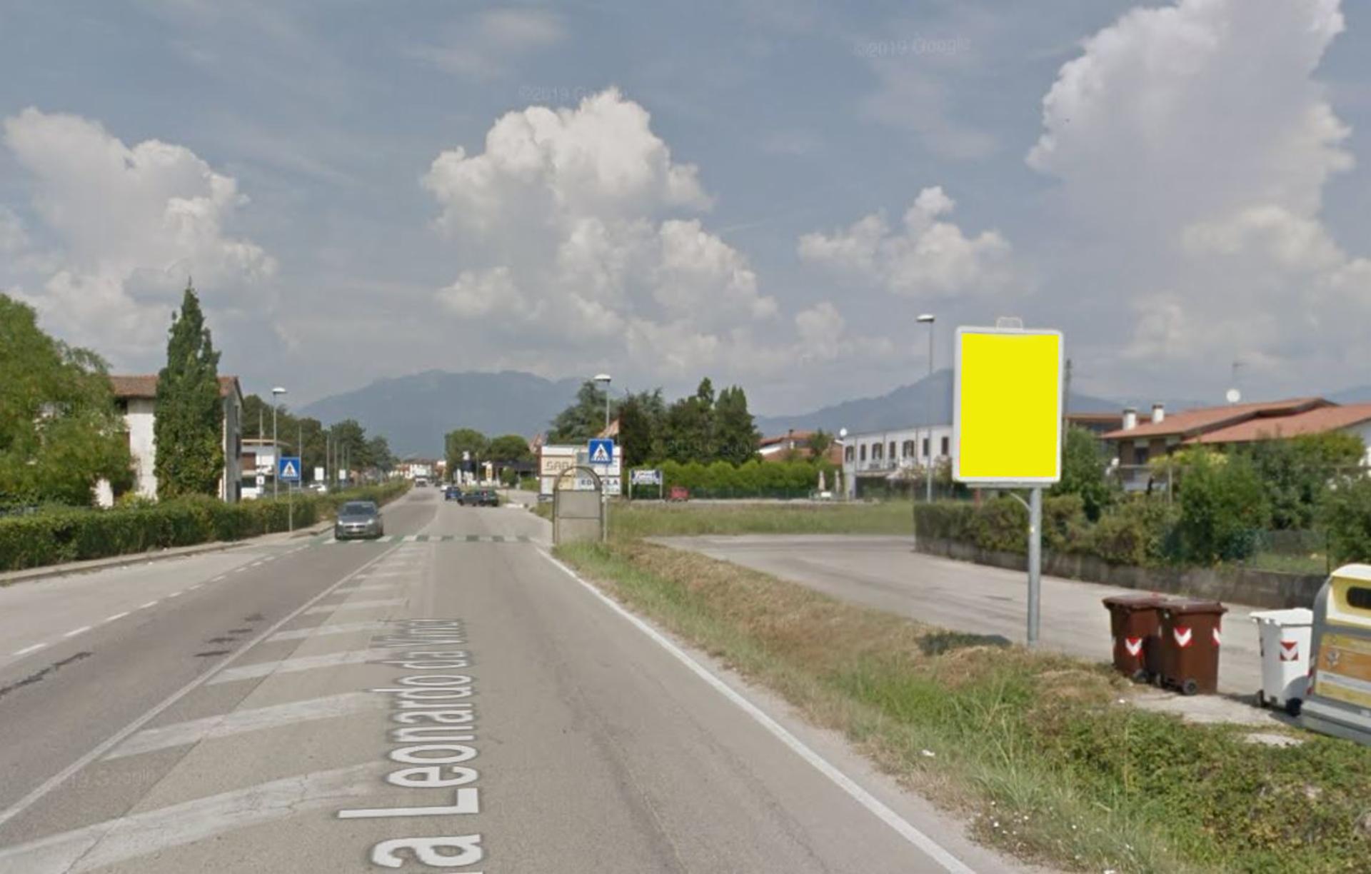 Impianto a PROVINCIALE VIA LEONARDO DA VINCI 46 Km 15+526 DX  VIA LEONARDO DA VINCI  Malo