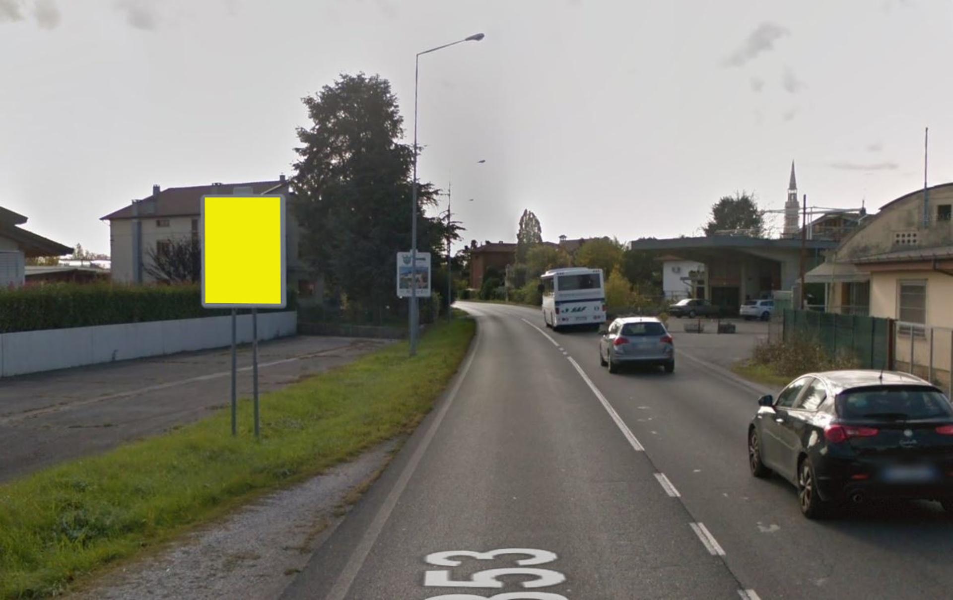 Impianto CARTELLONISTICA a Mortegliano, in zona Da Nando