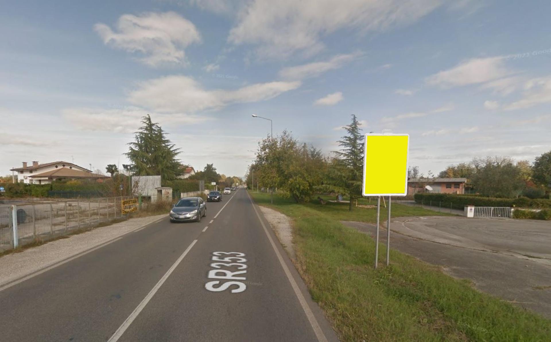Impianto CARTELLONISTICA a Mortegliano, in zona Da Nando