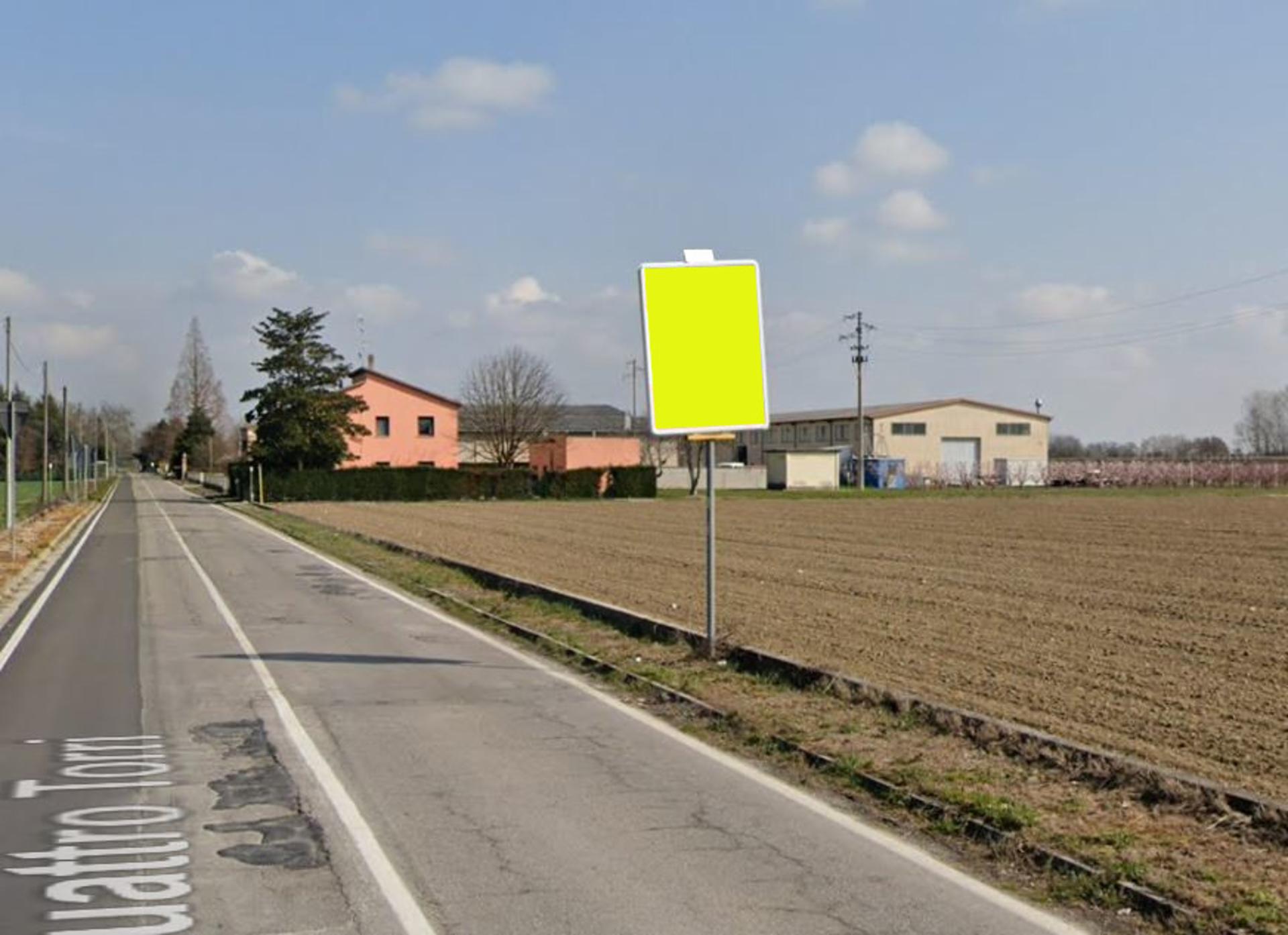 Impianto CARTELLONISTICA a Terre del Reno, in zona Dpiù