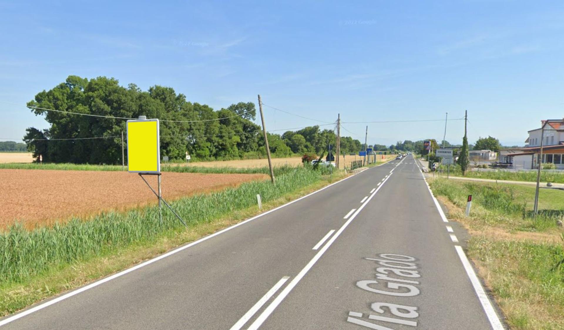 Impianto CARTELLONISTICA a San Canzian d'Isonzo, in zona Locanda ai Due Fiumi