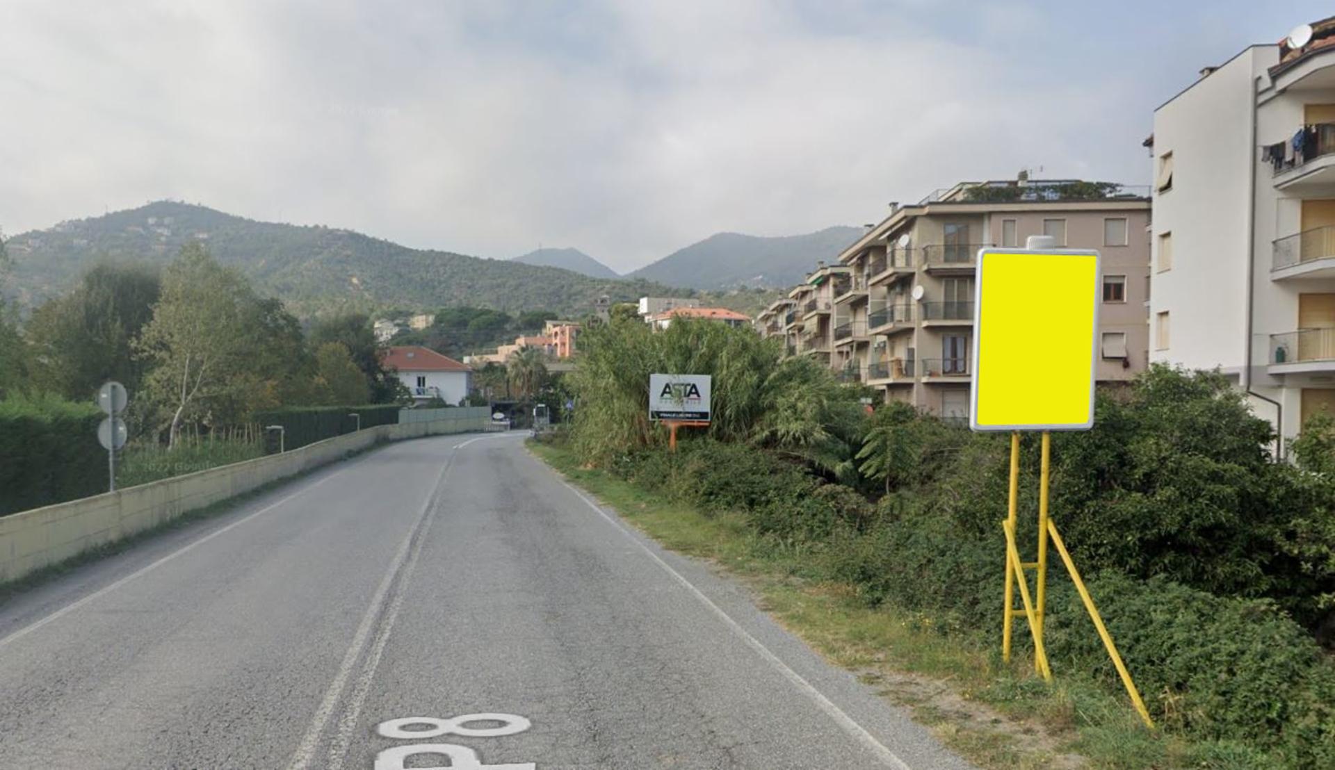 Impianto a SP 8 KM 0+340 DX  PRIVATA VIA RUSTIA EX SP 8 QUATER Km 1+645 DX  Spotorno