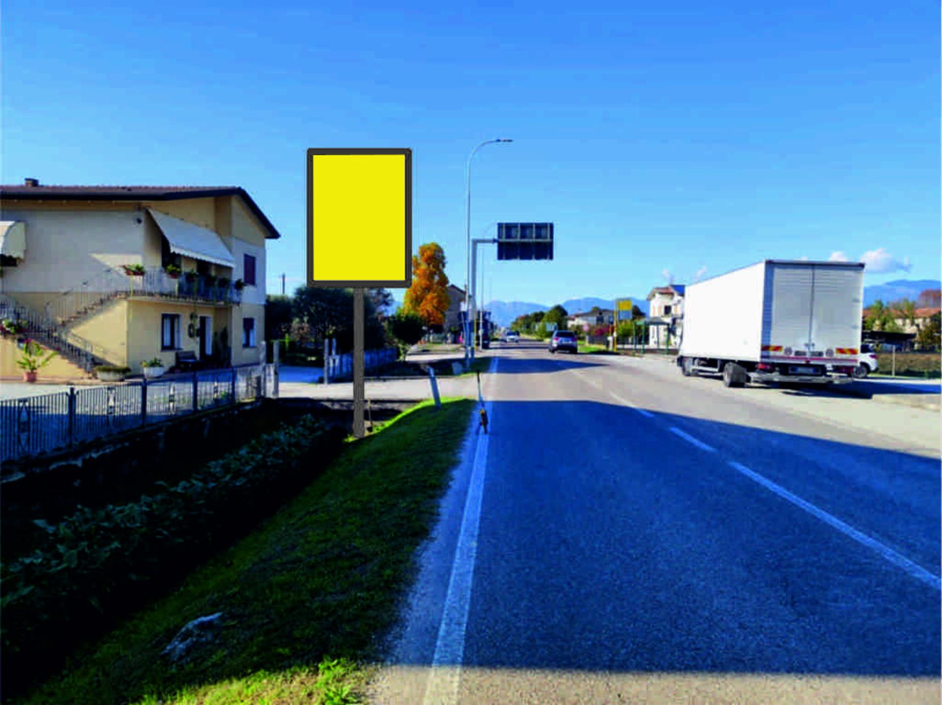 Impianto CARTELLONISTICA a Codognè, in zona Monumento ai Caduti