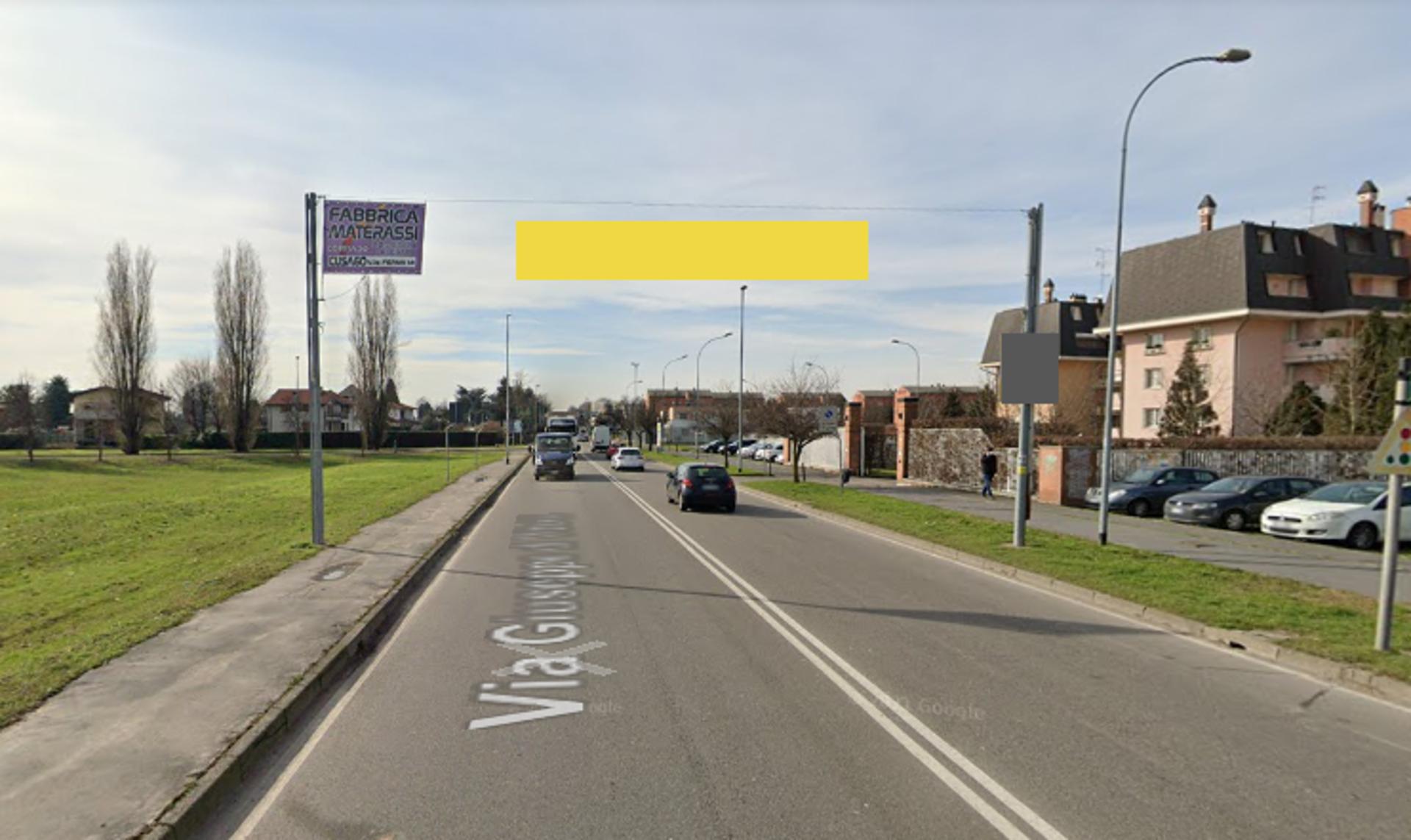 Impianto STRISCIONE a Assago, in zona Kiss Bar