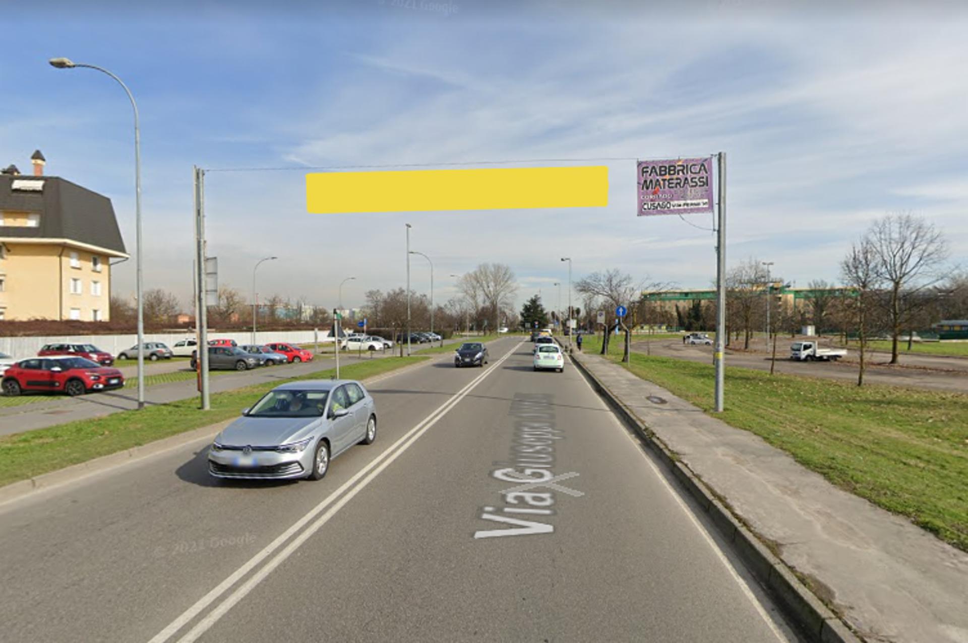 Impianto STRISCIONE a Assago, in zona Kiss Bar