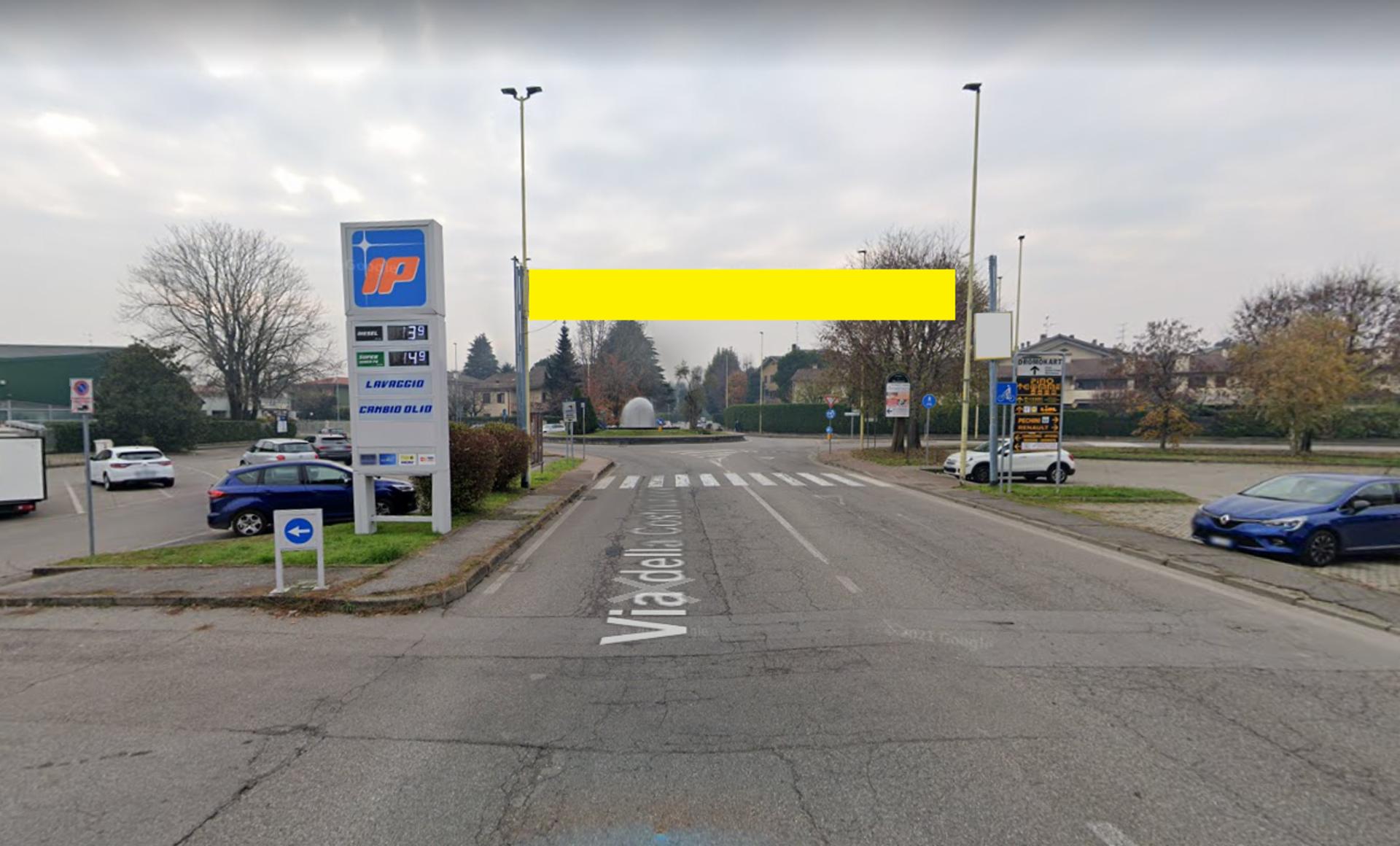Impianto STRISCIONE a Buccinasco, in zona L'isola di Wight