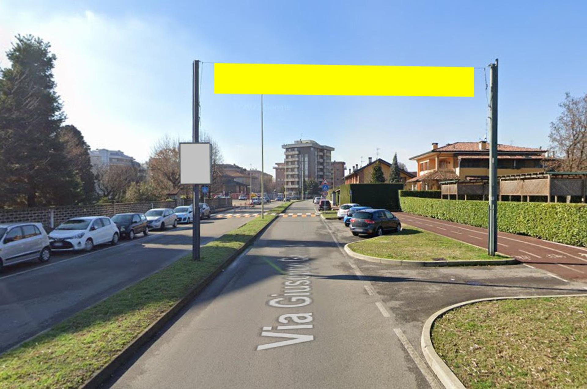 Impianto STRISCIONE a Buccinasco, in zona Naturalmente Gelato