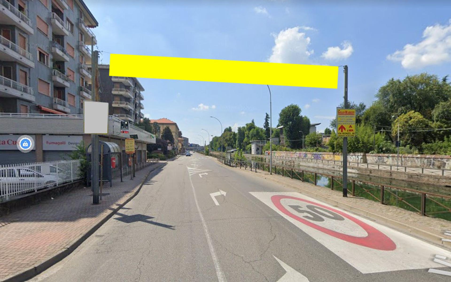 Impianto STRISCIONE a Buccinasco, in zona ONO Sushi Experience