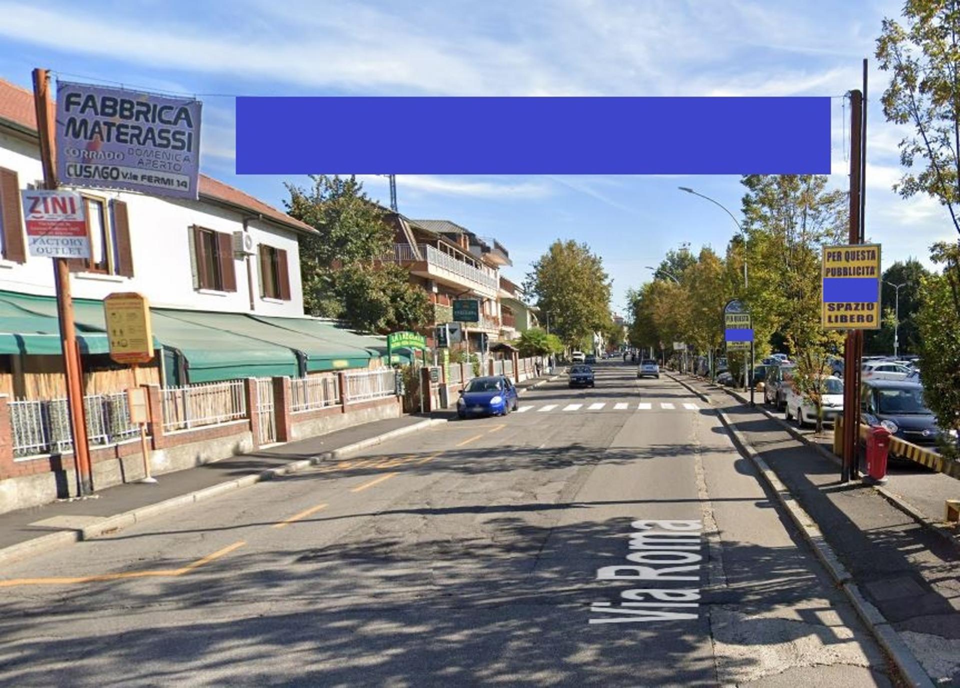Impianto STRISCIONE a Cesano Boscone, in zona Il Gigante