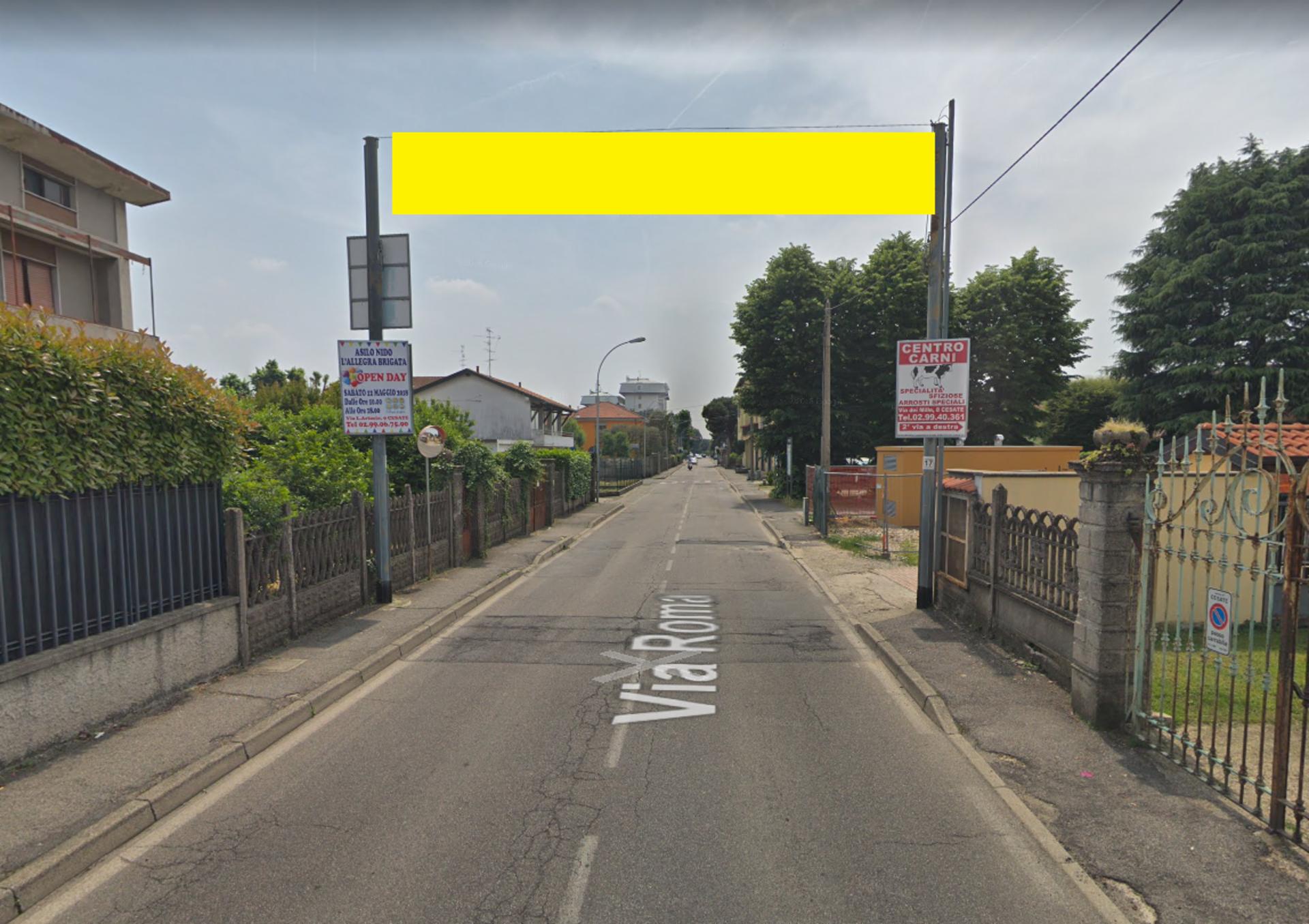 Impianto STRISCIONE a Cesate, in zona La Forchetta d'Oro