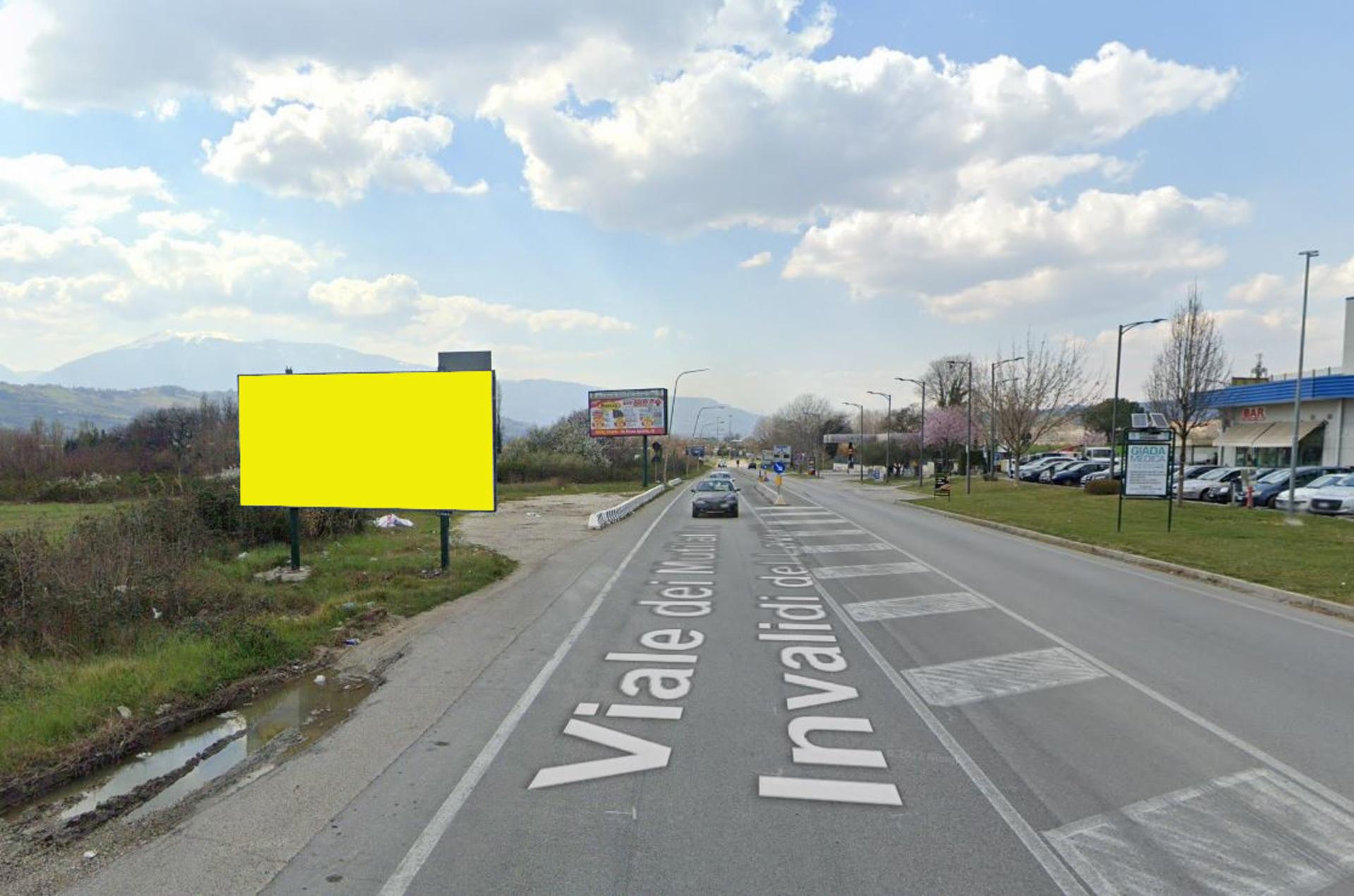 Impianto 6 X 3 a Ascoli Piceno, in zona EuroSpin