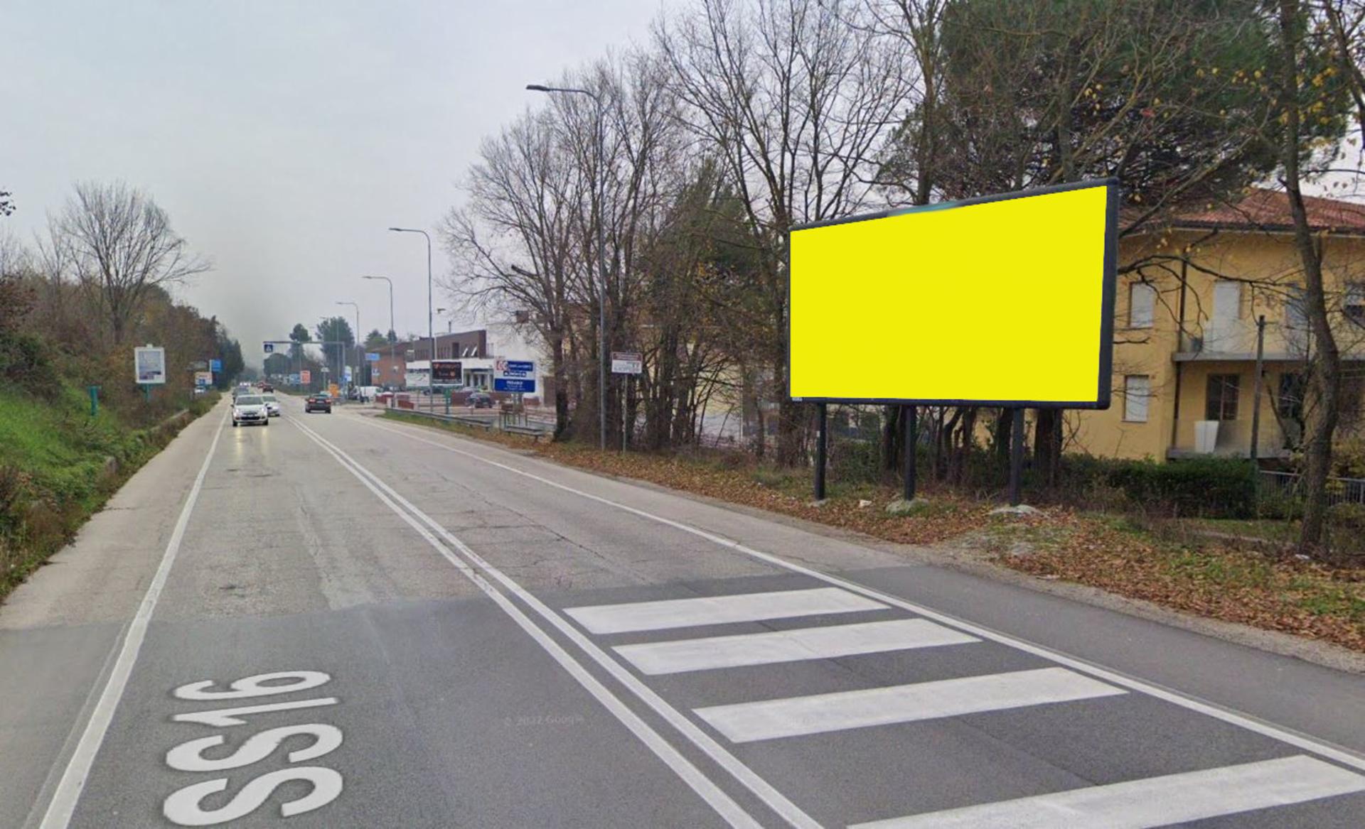 Impianto a STRADA DELLA ROMAGNA - KM 234+295 LATO DESTRO  Pesaro