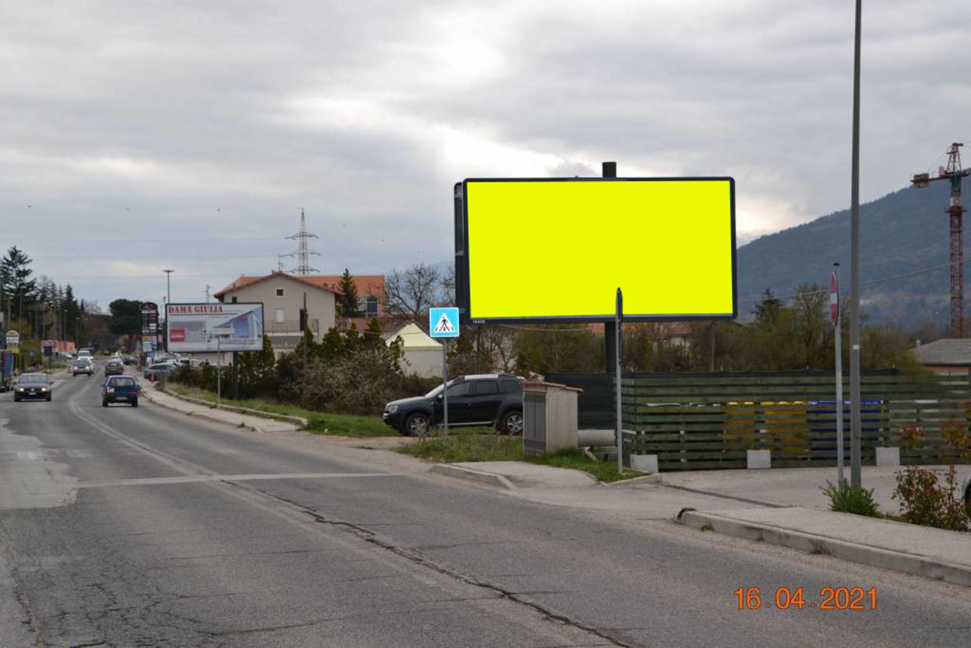 Impianto a SS 80 KM 3+925 LATO SINISTRO  L'Aquila