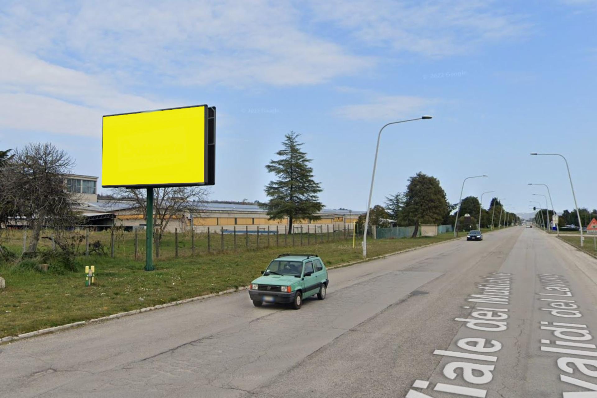 Impianto 6 X 3 a Ascoli Piceno, in zona Bivio Il Poggio