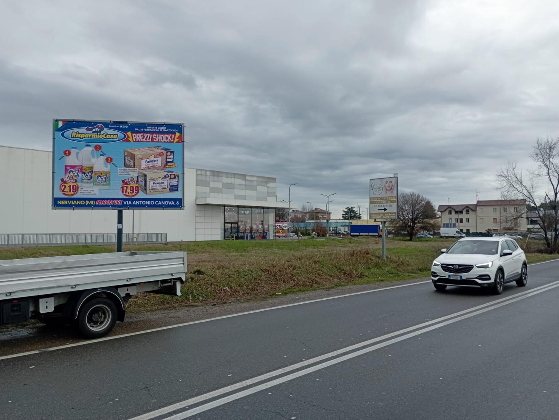 Impianto poster a Pogliano Milanese