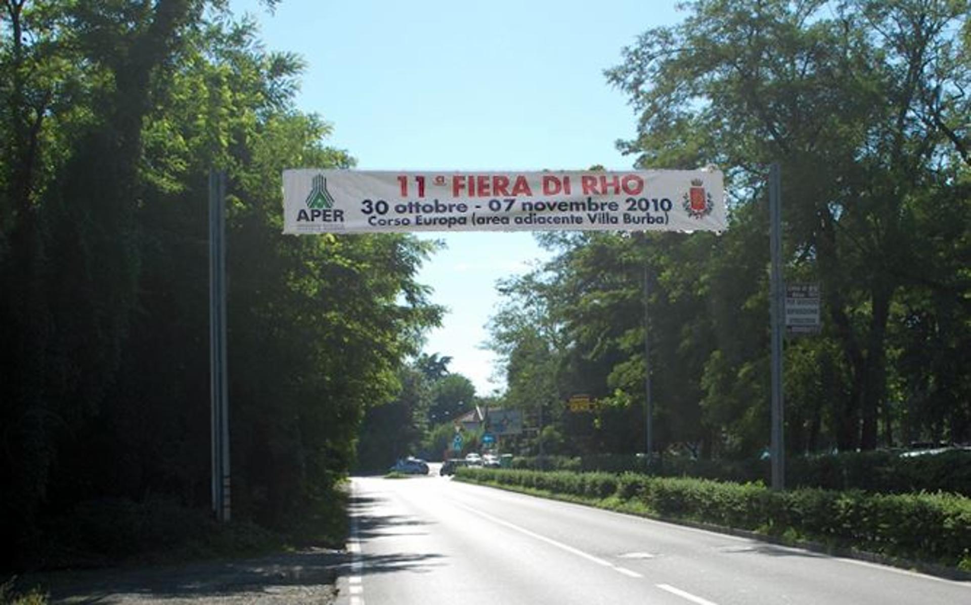 Impianto STRISCIONE a Rho, in zona RDS Pizzeria Sport