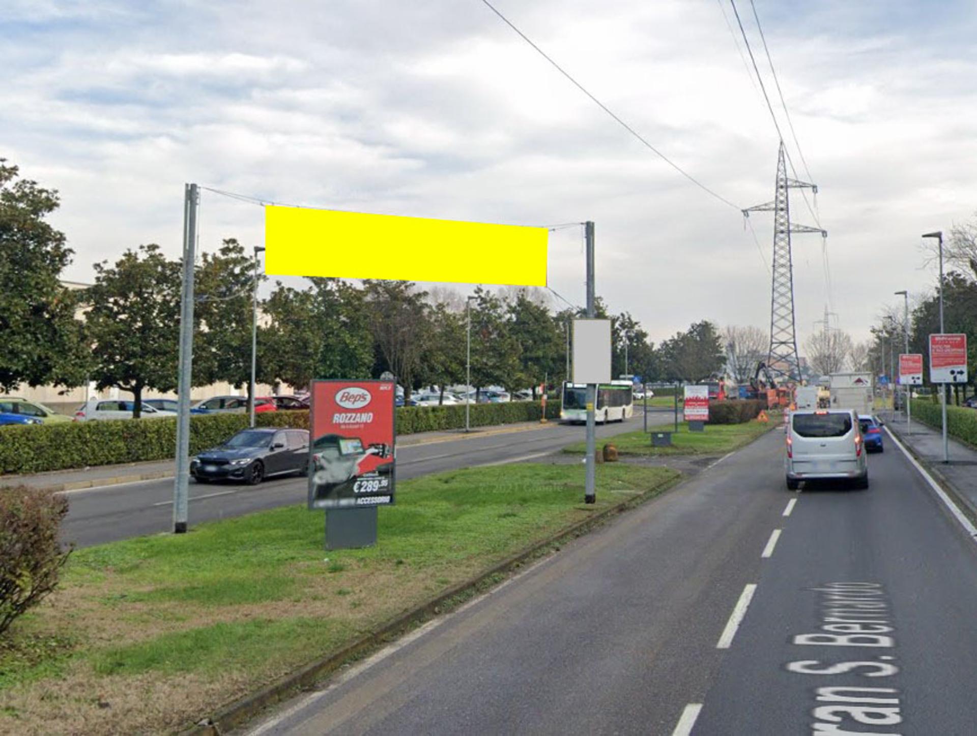 Impianto STRISCIONE a Rozzano, in zona capatosta